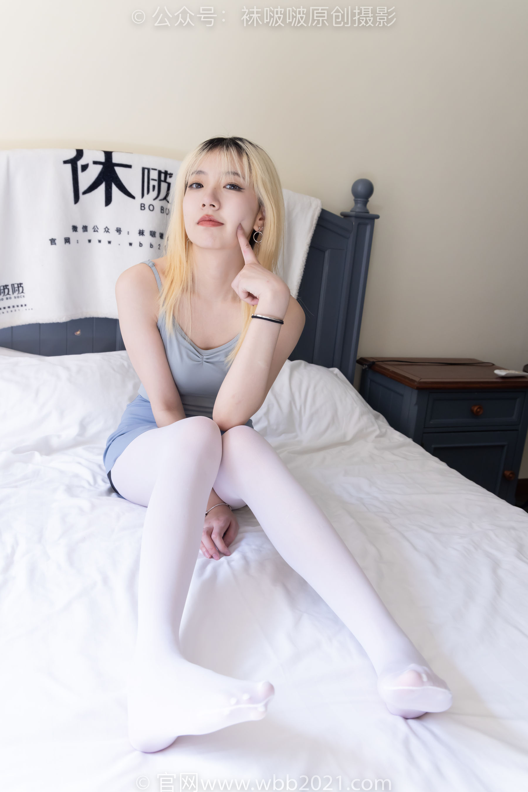 BoBoSocks袜啵啵 No.531 小甜豆 舞蹈鞋、厚白丝、舞蹈服/(145P)