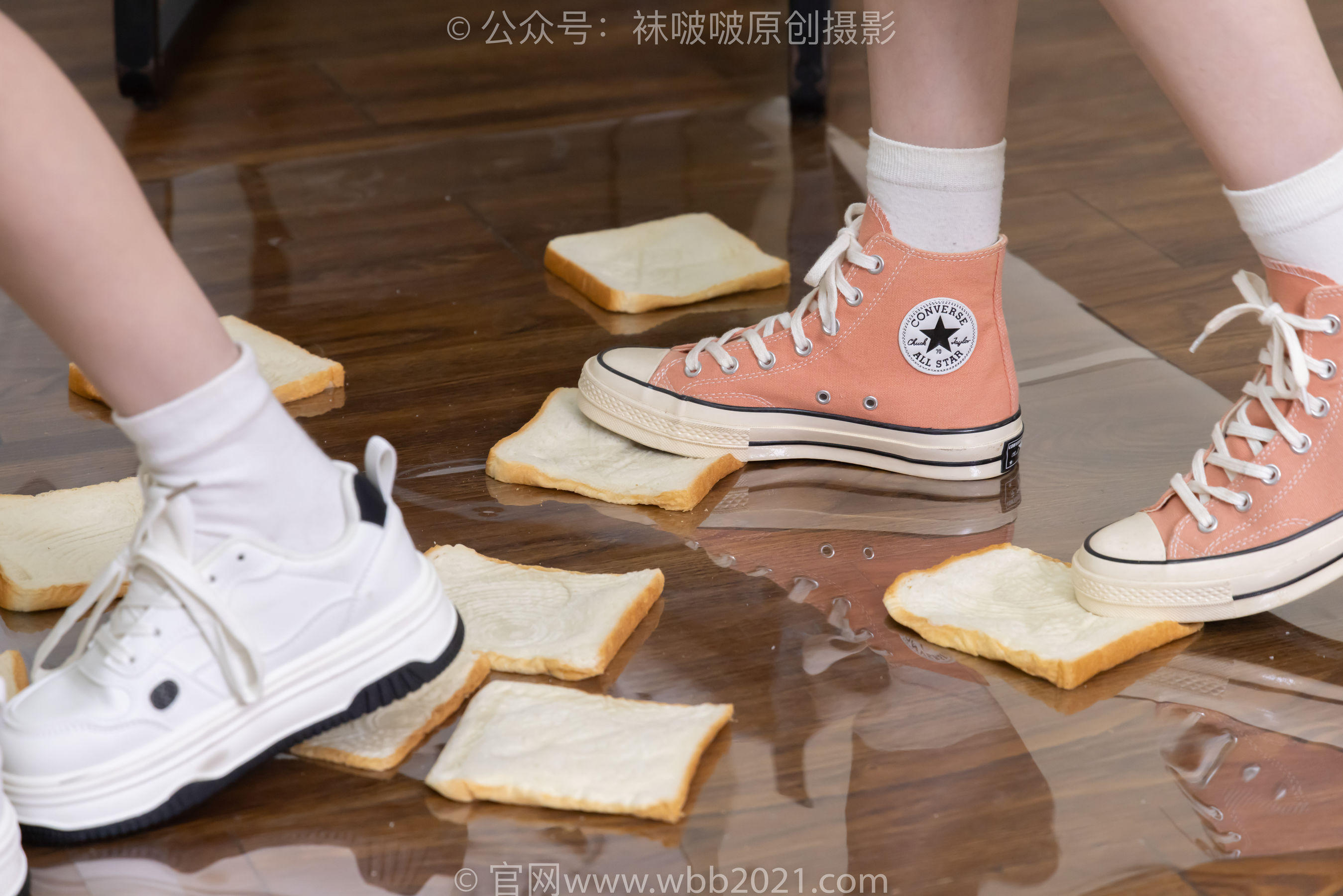 BoBoSocks袜啵啵 No.537 小甜豆&甜甜圈 - 板鞋、帆布鞋、白棉袜、薄肉丝、薄黑丝、裸足/(167P)