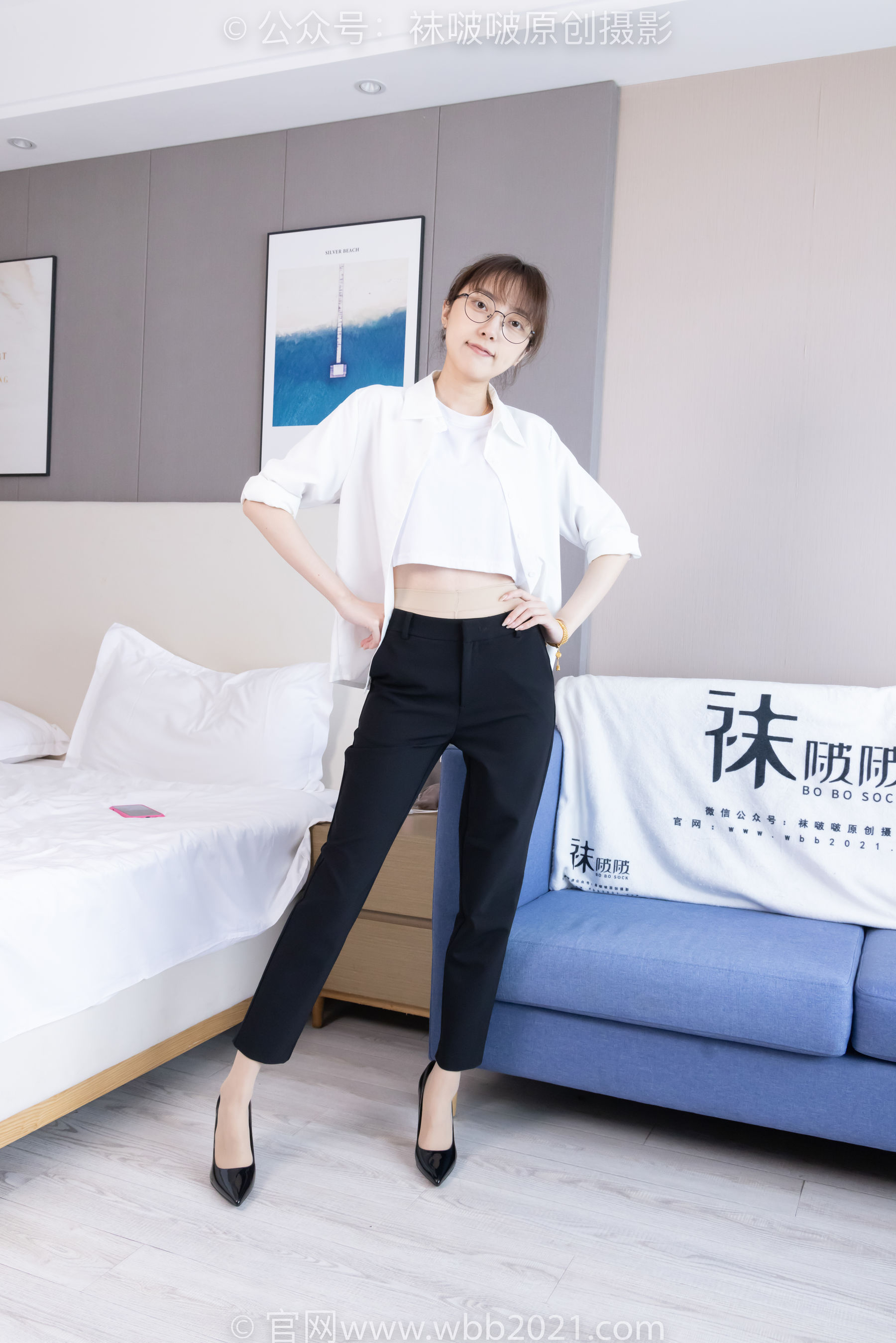 BoBoSocks袜啵啵 No.535 稚予 - 高跟鞋、皮鞋、黑棉袜、薄肉丝、裤里丝/(160P)