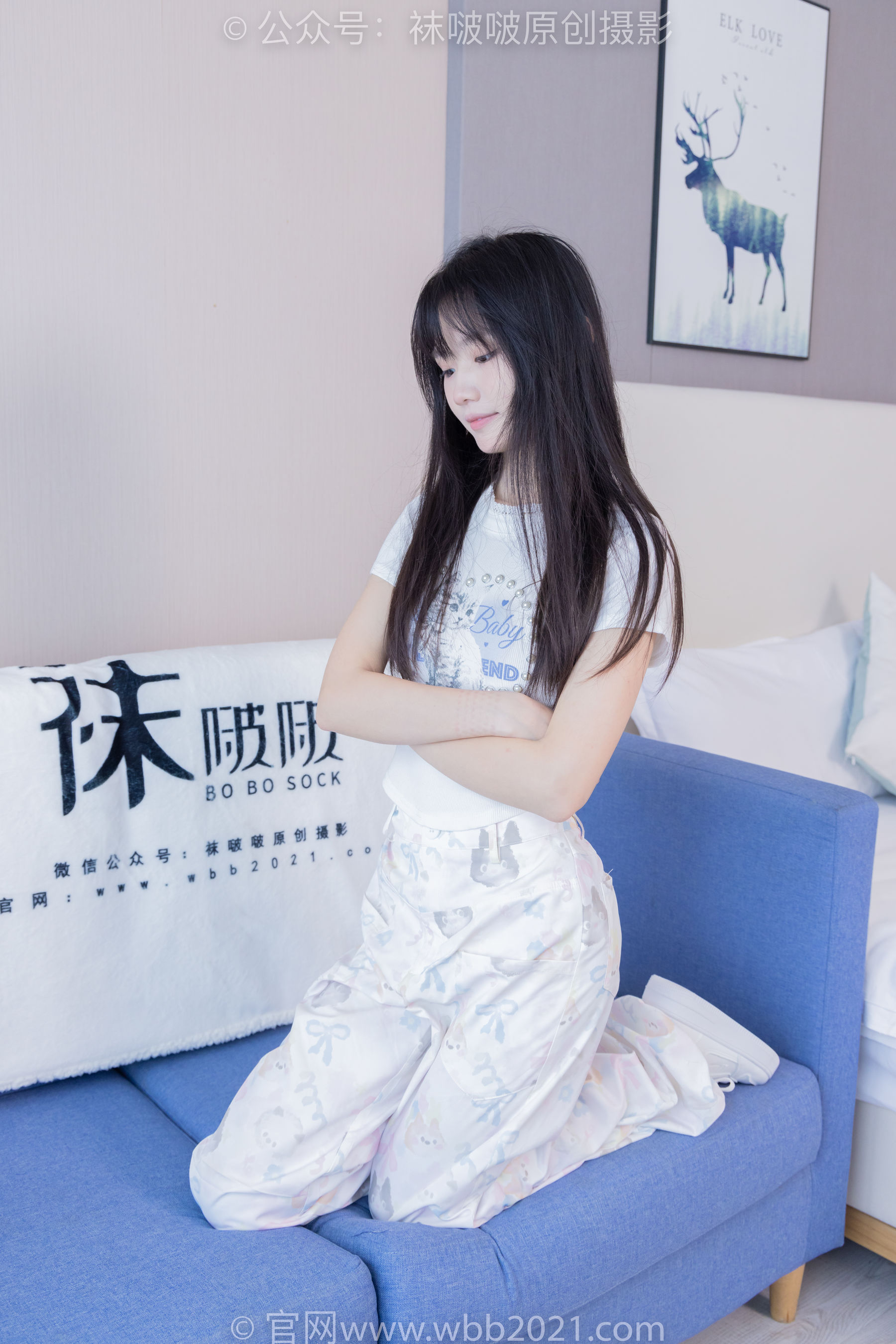 BoBoSocks袜啵啵 No.550 甜甜圈 - 板鞋自然穿脏白棉袜/(148P)