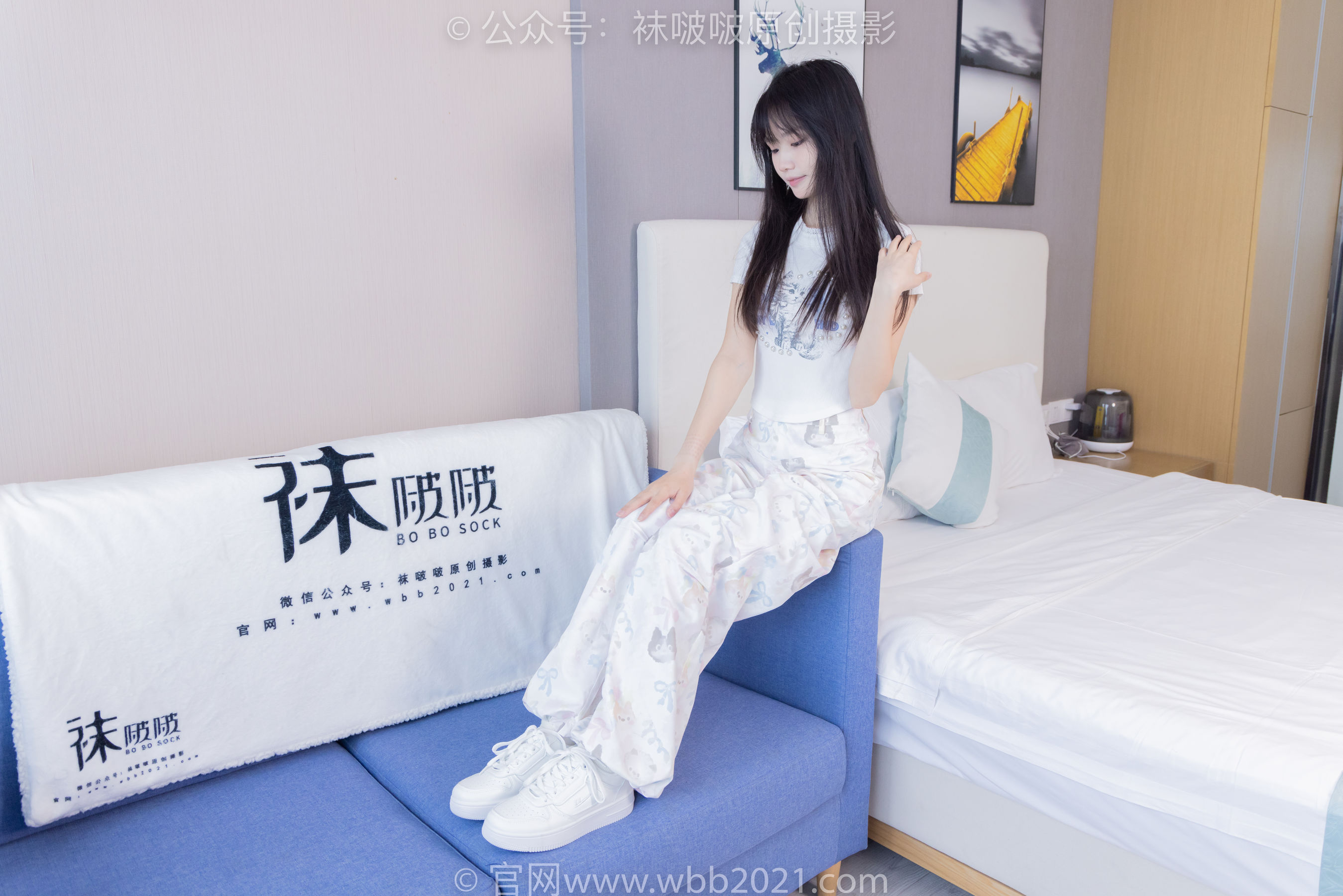 BoBoSocks袜啵啵 No.550 甜甜圈 - 板鞋自然穿脏白棉袜/(148P)