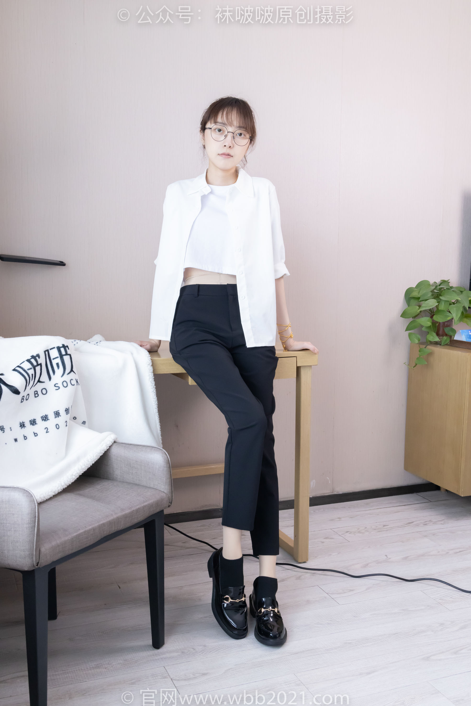 BoBoSocks袜啵啵 No.535 稚予 - 高跟鞋、皮鞋、黑棉袜、薄肉丝、裤里丝/(160P)