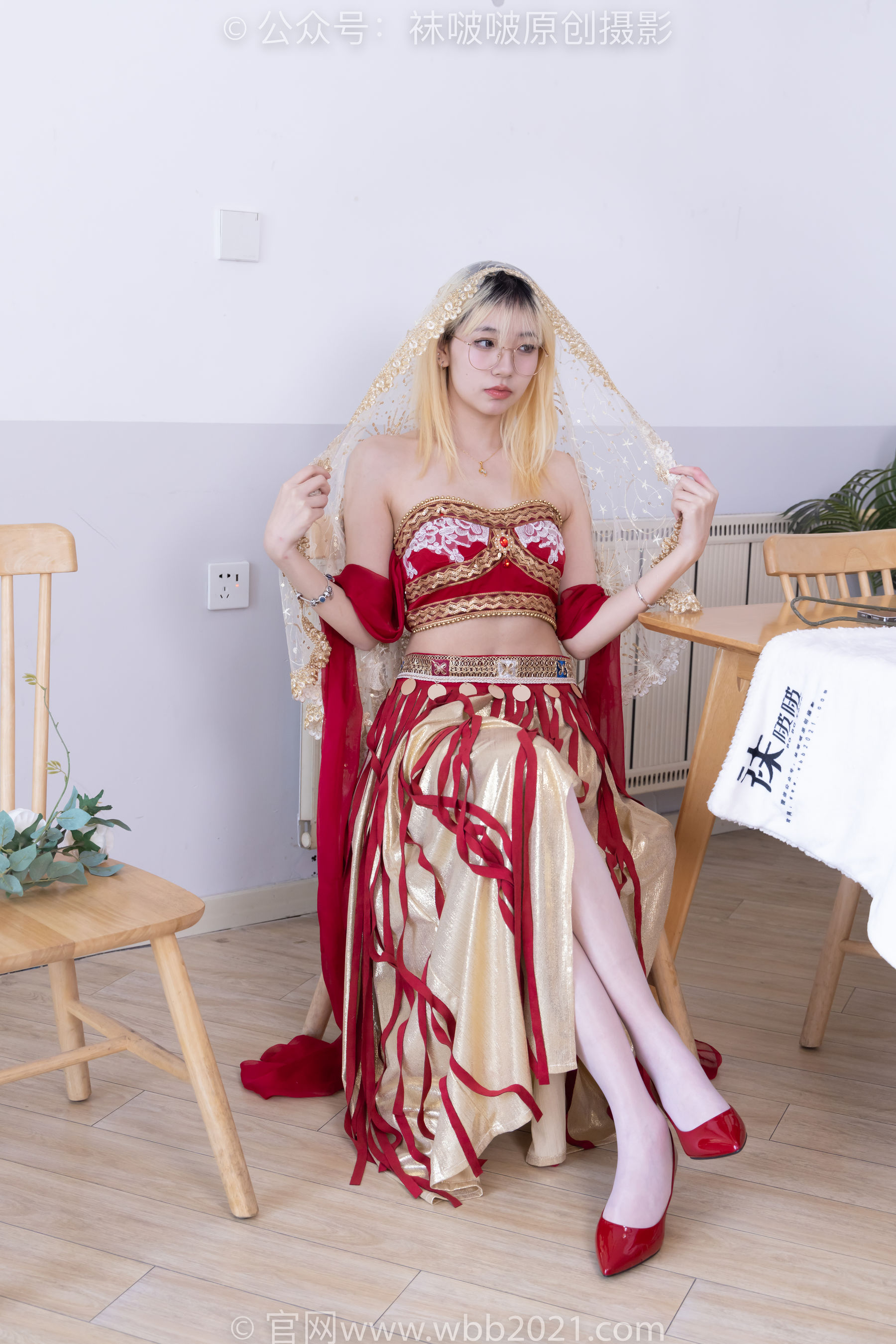 BoBoSocks袜啵啵 No.540 小甜豆 - 高跟鞋、油亮薄白丝/(145P)