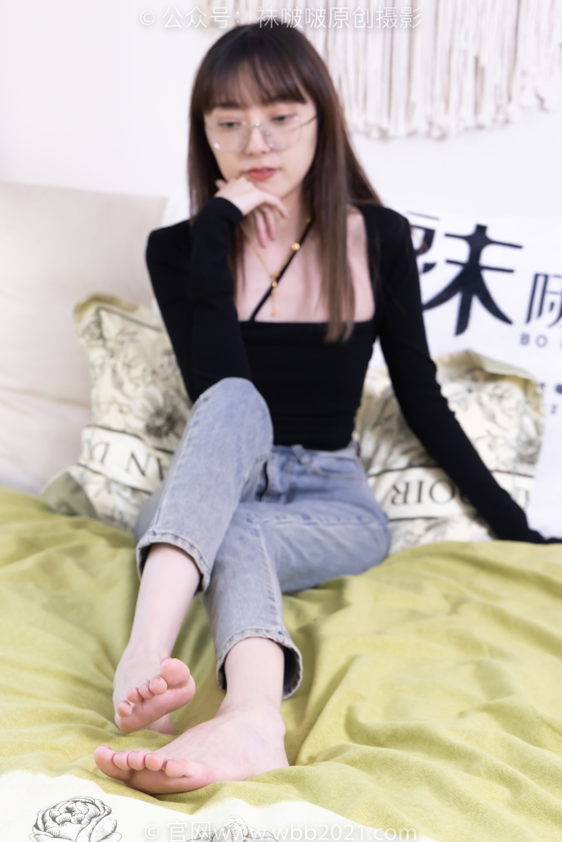 BoBoSocks袜啵啵 No.547 稚予 - 高跟鞋、薄灰丝、裸足、裤里丝/(145P)