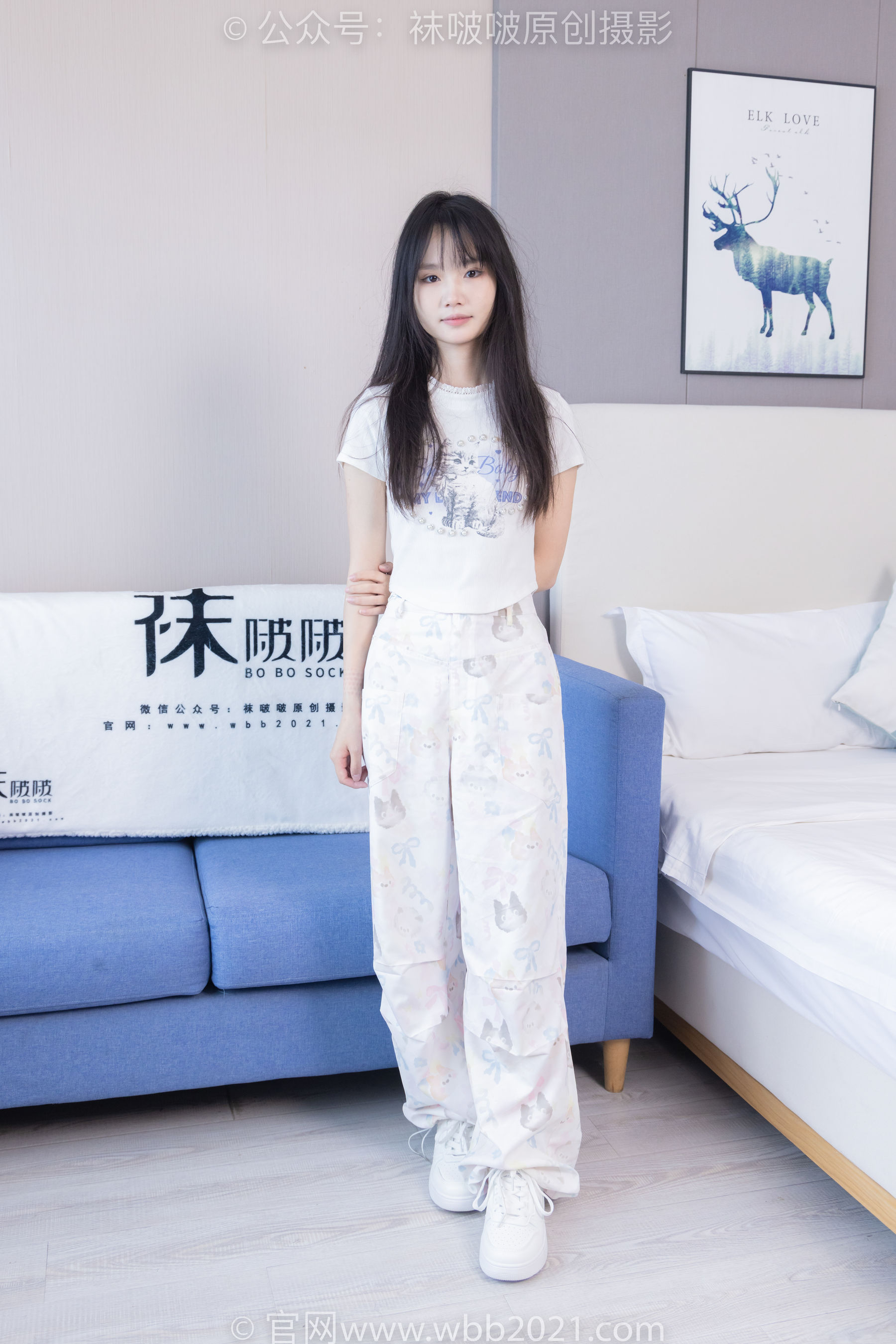 BoBoSocks袜啵啵 No.550 甜甜圈 - 板鞋自然穿脏白棉袜/(148P)