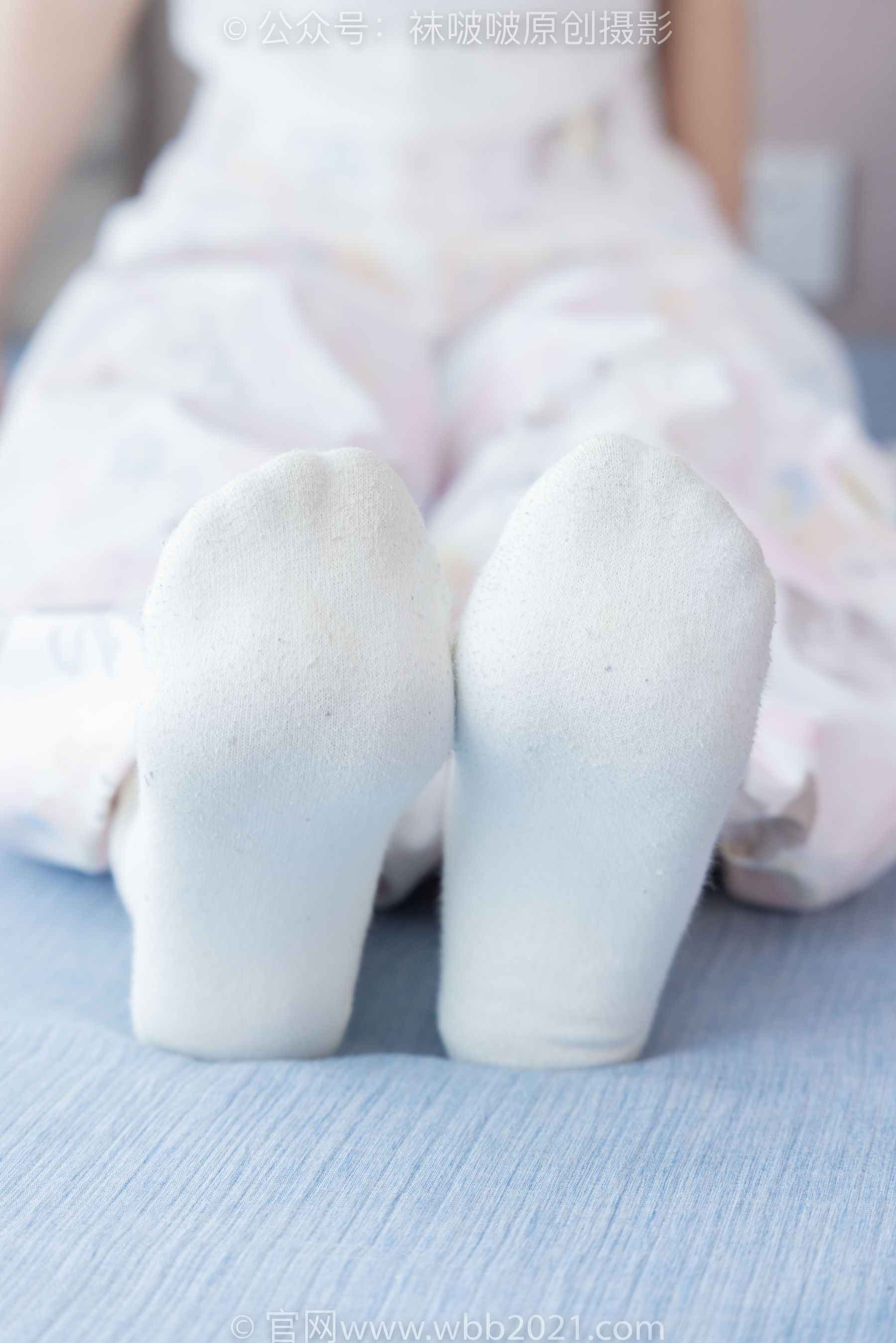 BoBoSocks袜啵啵 No.550 甜甜圈 - 板鞋自然穿脏白棉袜/(148P)