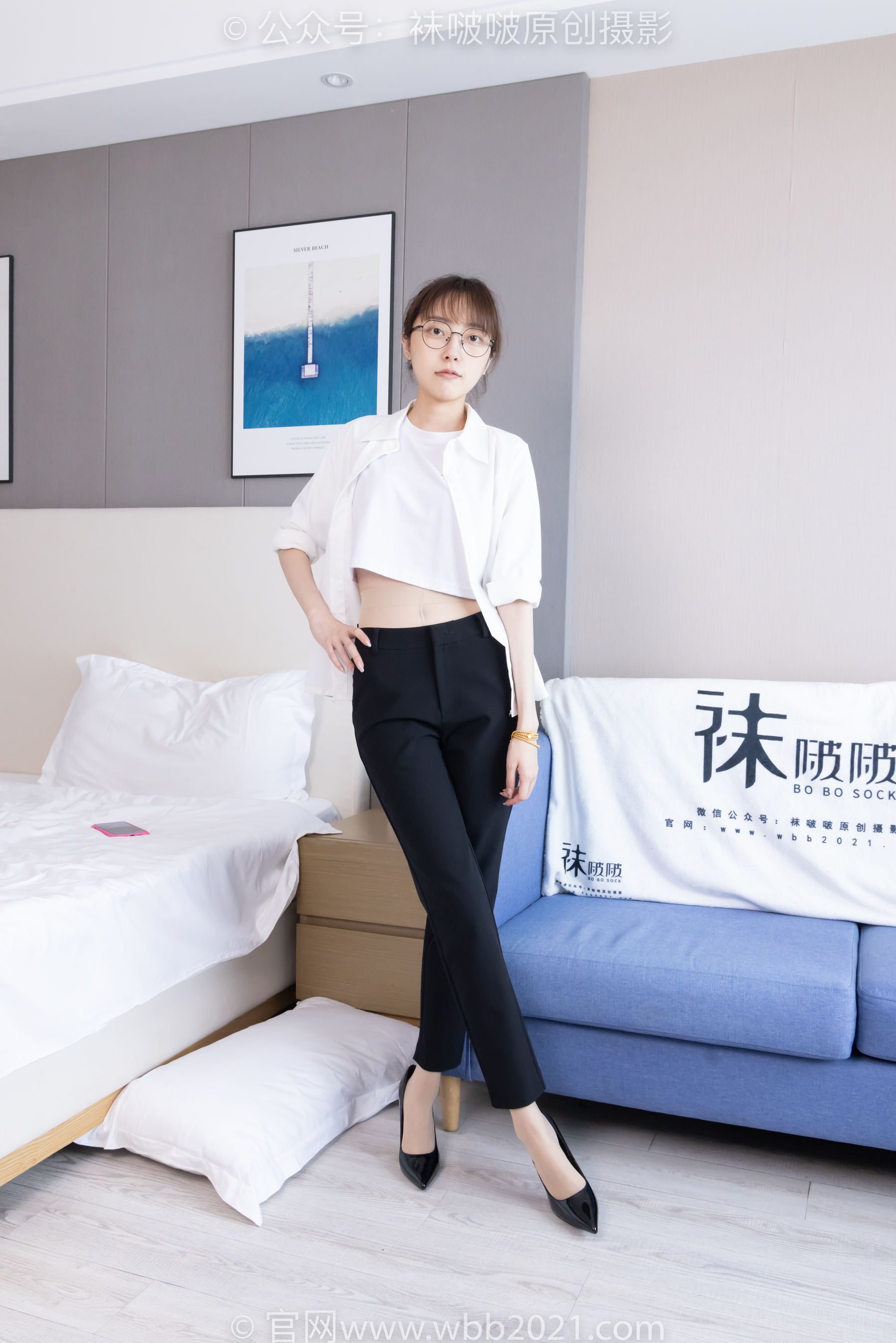 BoBoSocks袜啵啵 No.535 稚予 - 高跟鞋、皮鞋、黑棉袜、薄肉丝、裤里丝/(160P)