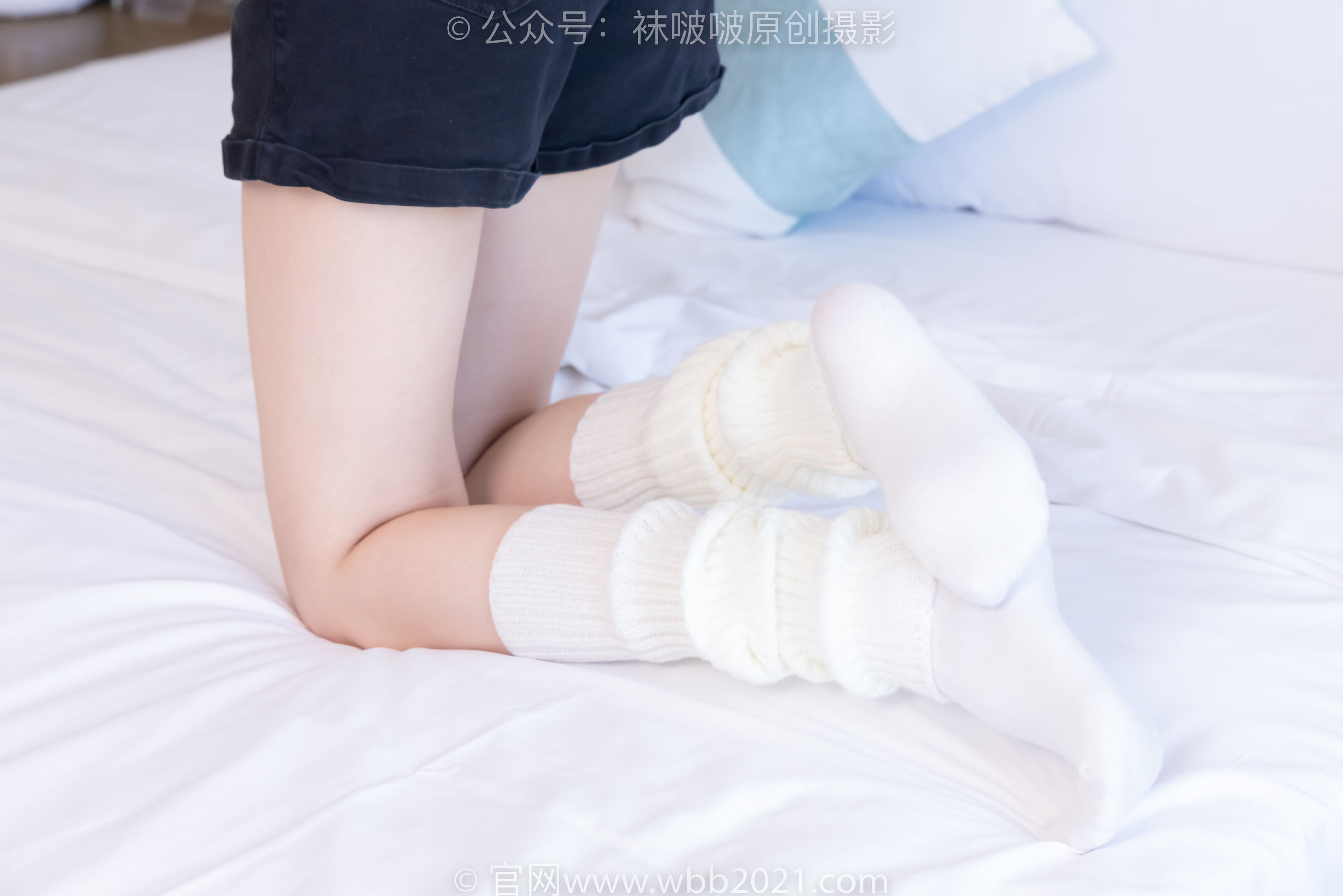 BoBoSocks袜啵啵 No.527 稚予 - 帆布鞋、堆堆袜套、白棉袜/(140P)