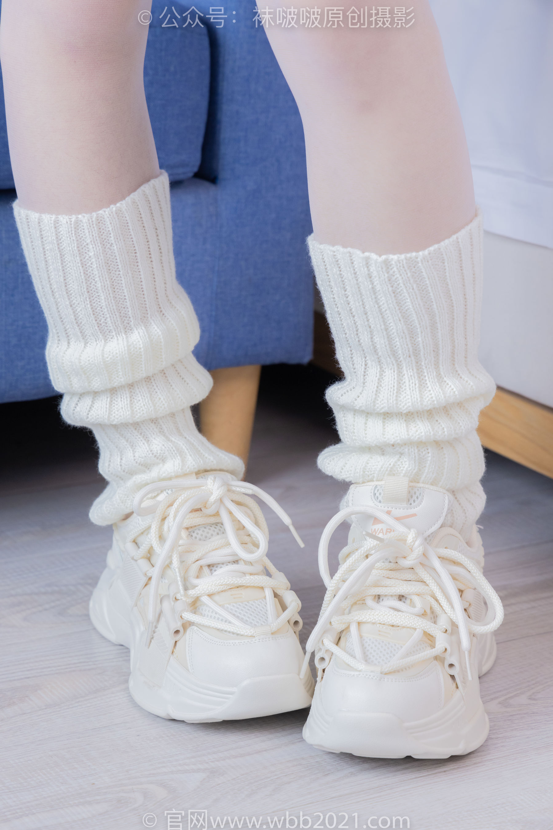 BoBoSocks袜啵啵 No.548 糯米 - 运动鞋、堆堆袜套、薄白丝、jk制服/(145P)