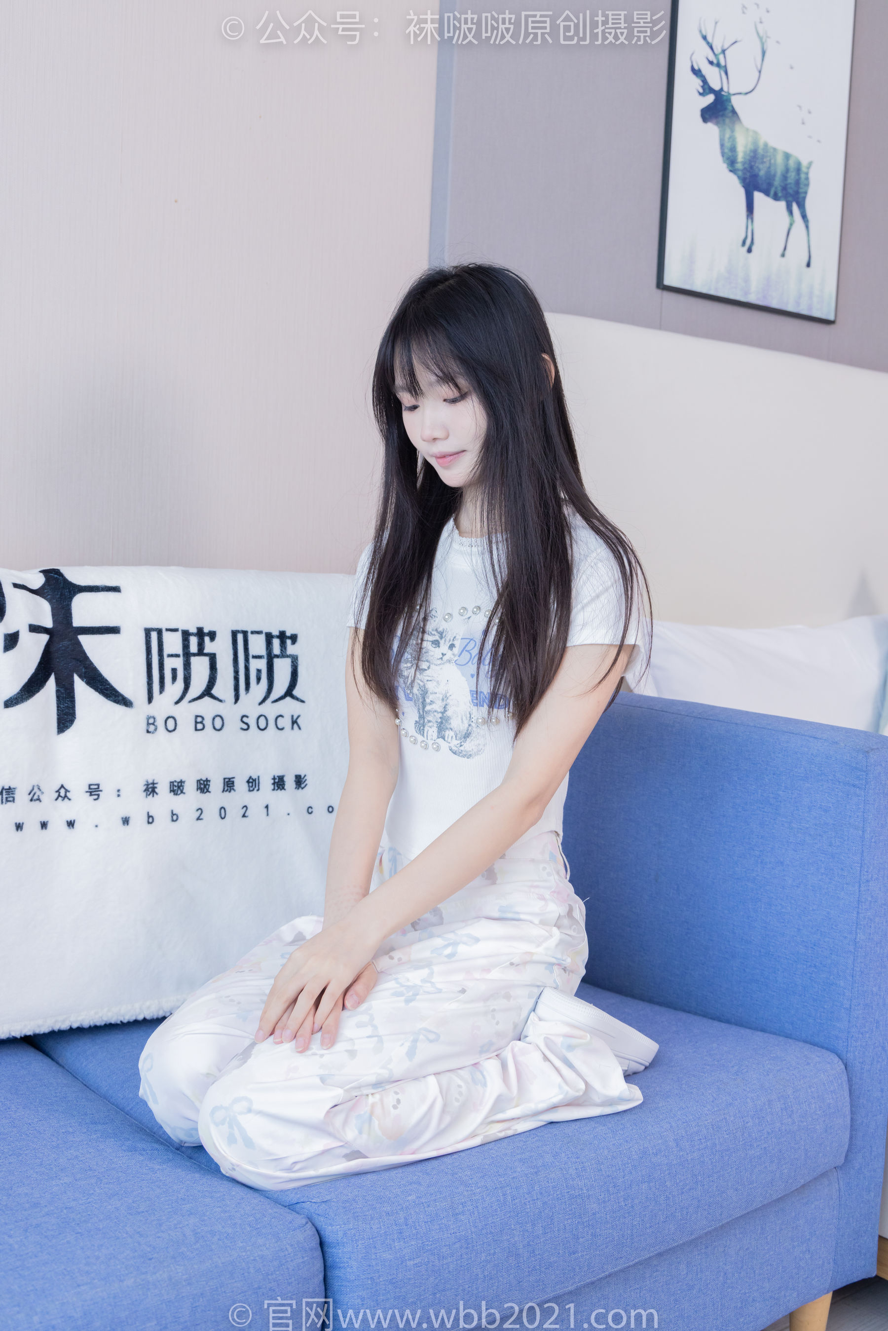 BoBoSocks袜啵啵 No.550 甜甜圈 - 板鞋自然穿脏白棉袜/(148P)