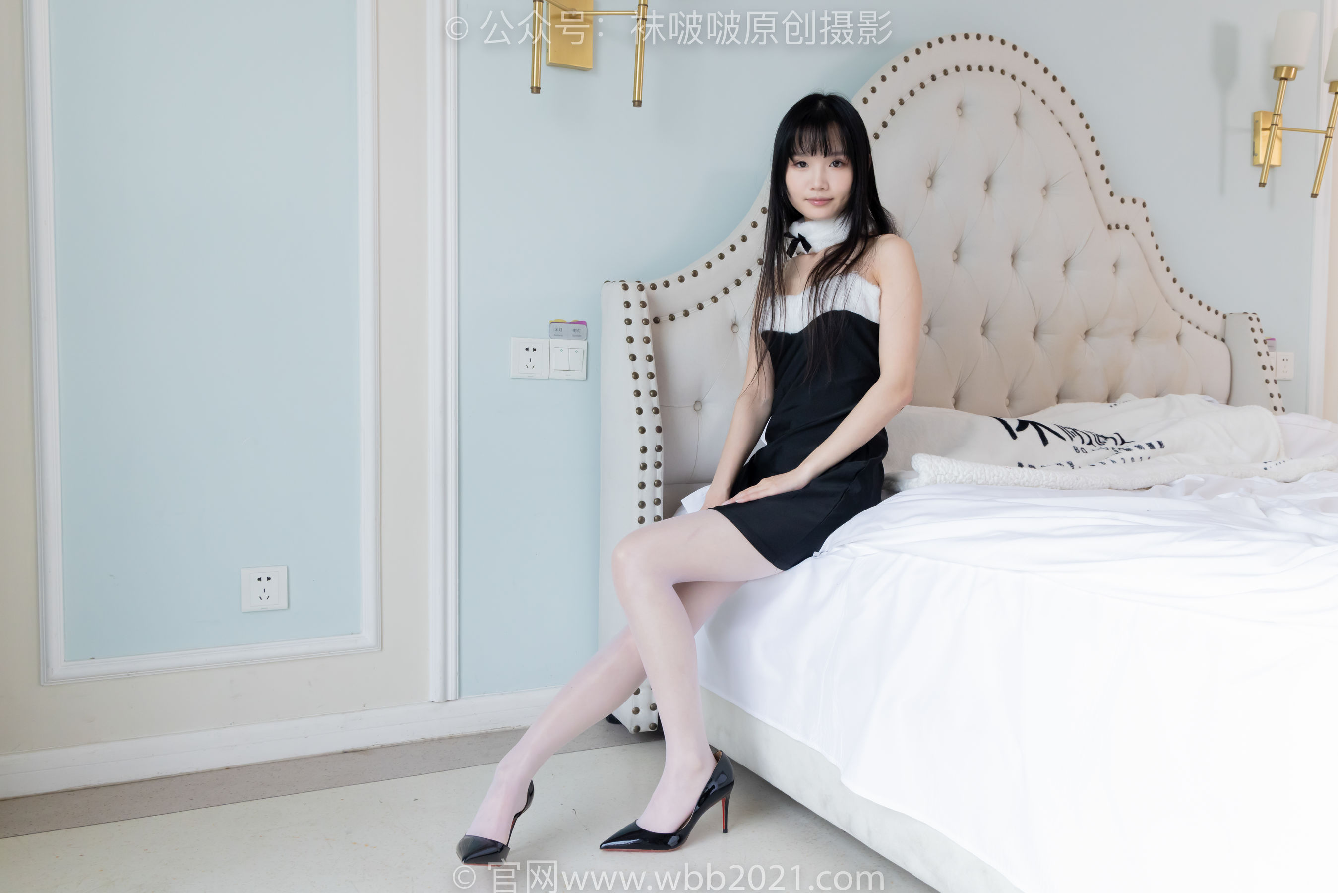 BoBoSocks袜啵啵 No.544 甜甜圈 - 高跟鞋、油亮薄白丝、裸足、踩小人和奶油泡芙剧情/(172P)