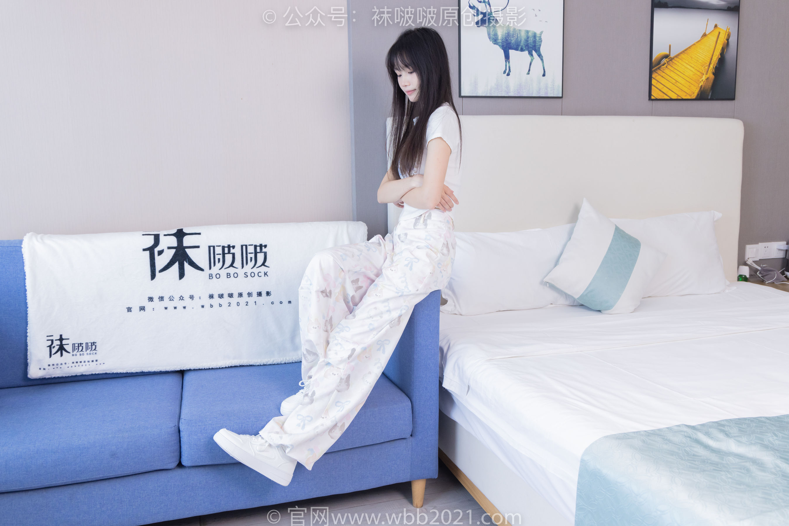 BoBoSocks袜啵啵 No.550 甜甜圈 - 板鞋自然穿脏白棉袜/(148P)