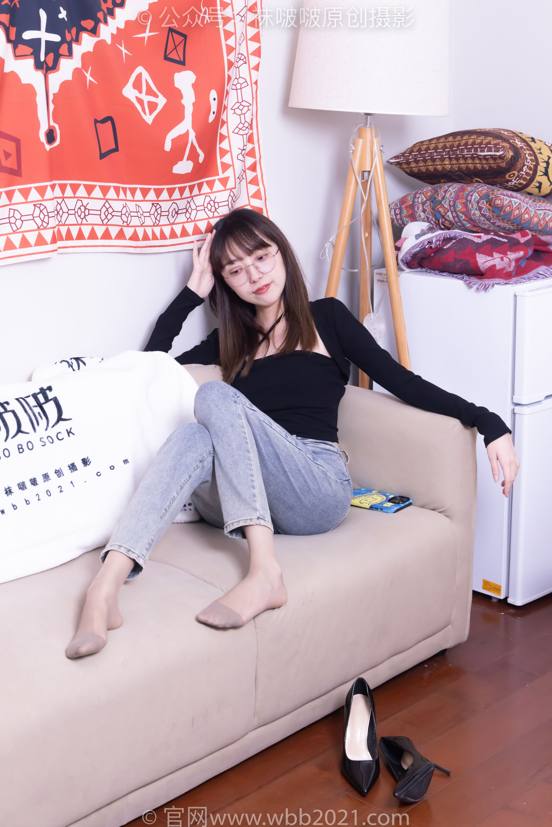 BoBoSocks袜啵啵 No.547 稚予 - 高跟鞋、薄灰丝、裸足、裤里丝/(145P)