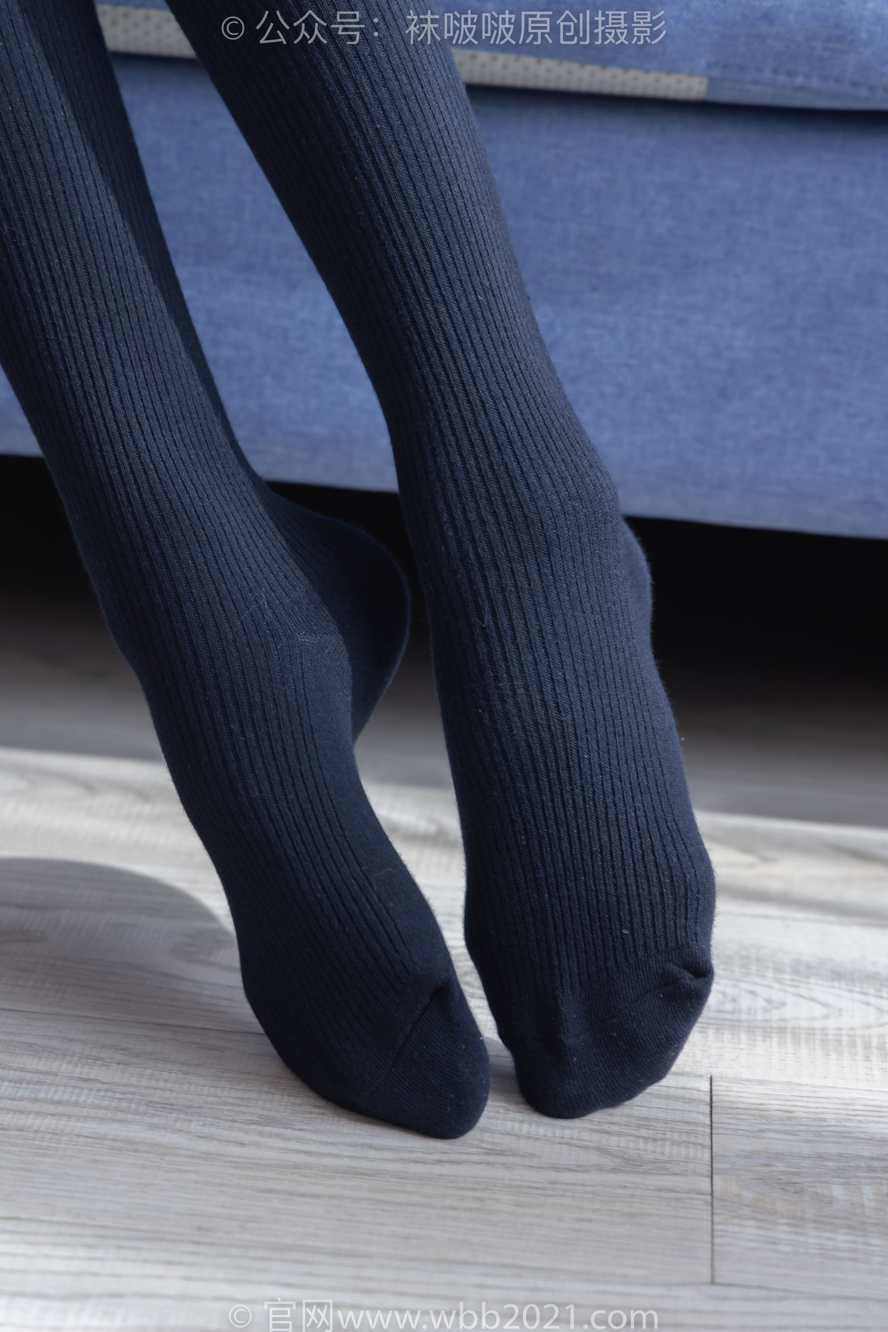 BoBoSocks袜啵啵 No.530 稚予 - 皮鞋、高跟鞋、深蓝色小腿棉袜、油亮白丝油亮肉丝、jk制服/(145P)