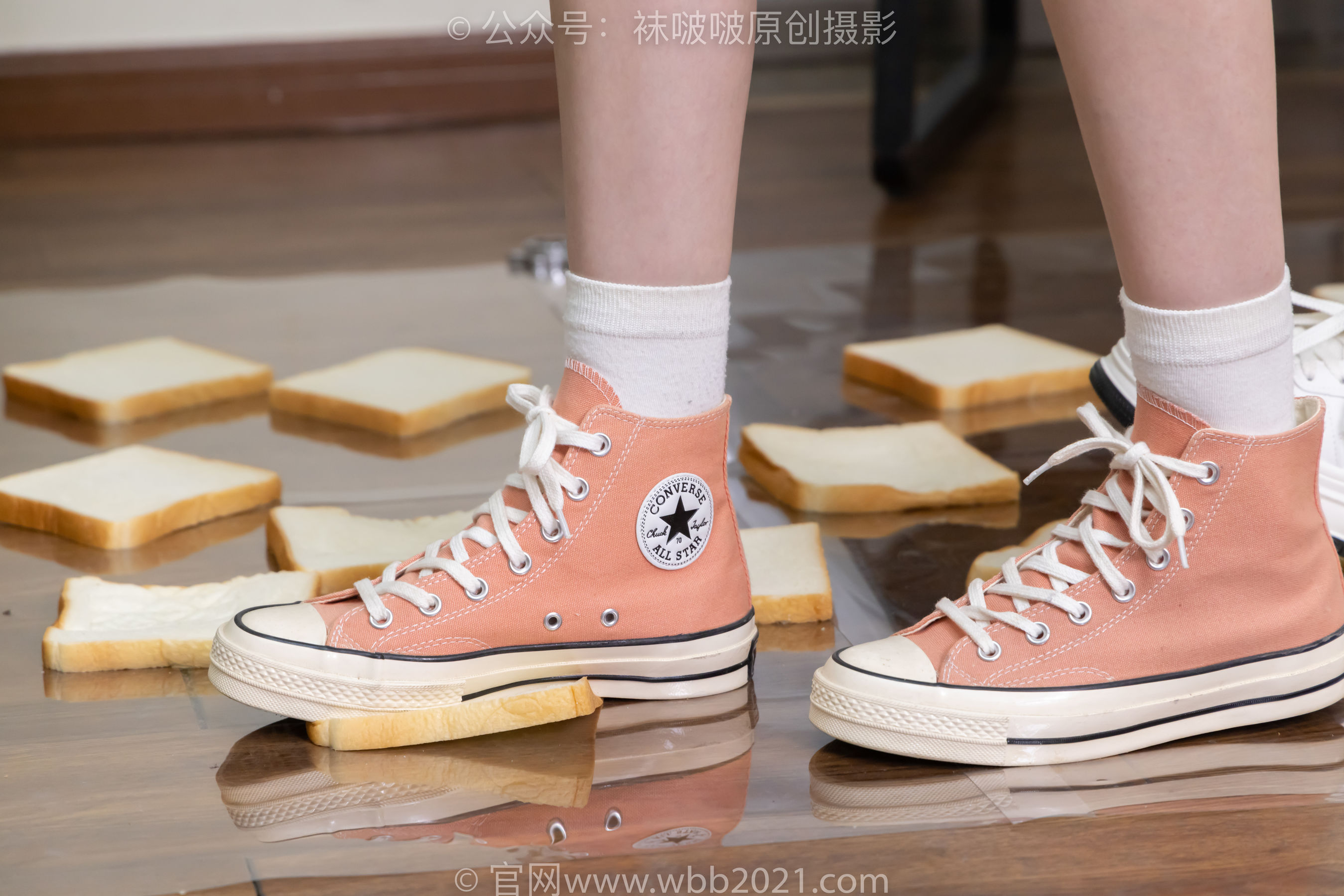 BoBoSocks袜啵啵 No.537 小甜豆&甜甜圈 - 板鞋、帆布鞋、白棉袜、薄肉丝、薄黑丝、裸足/(167P)