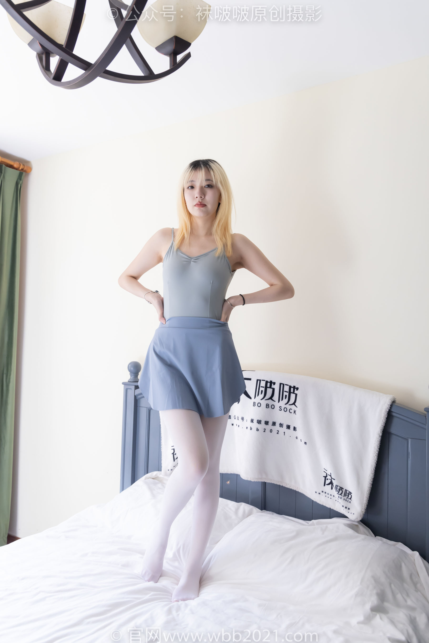 BoBoSocks袜啵啵 No.531 小甜豆 舞蹈鞋、厚白丝、舞蹈服/(145P)