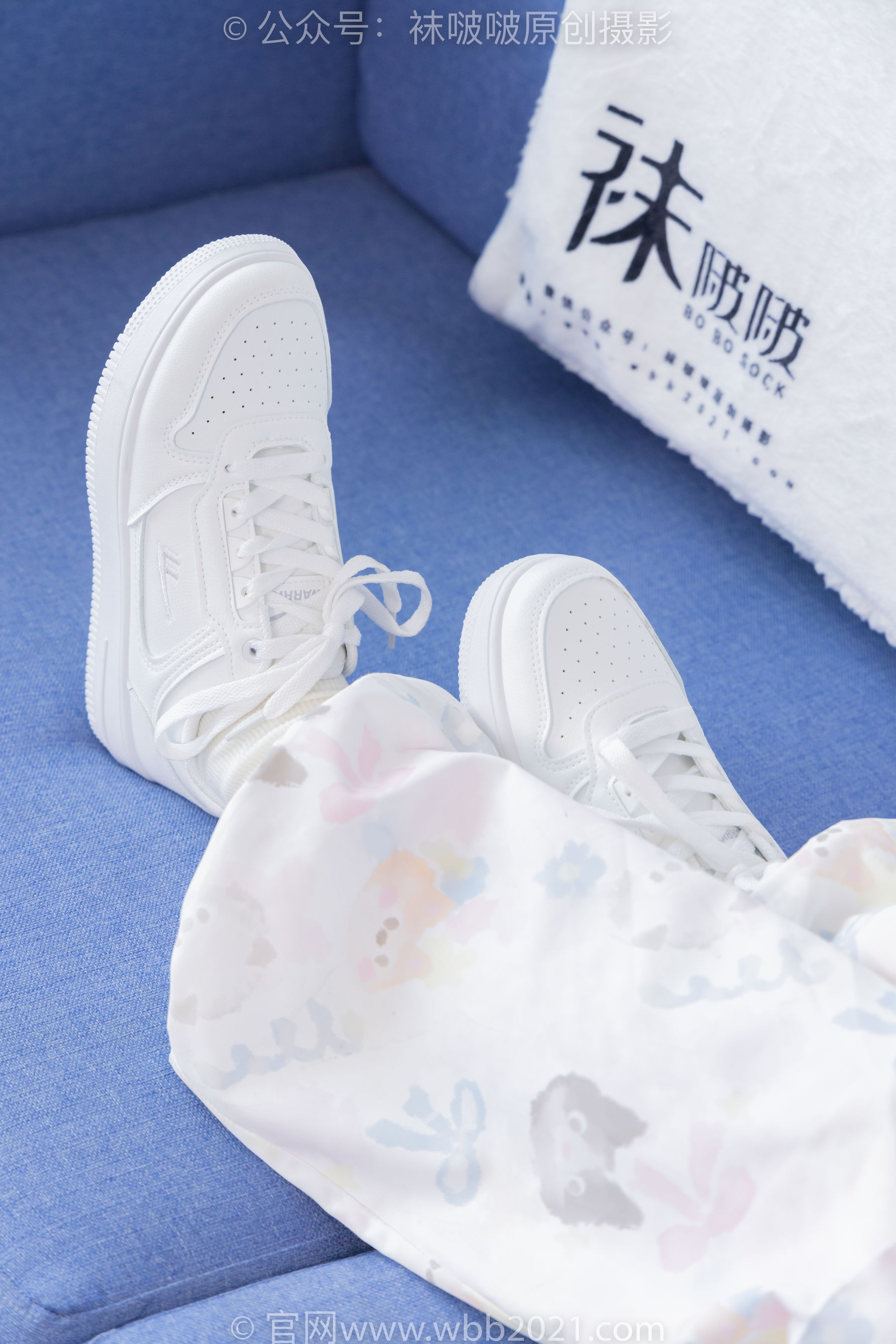 BoBoSocks袜啵啵 No.550 甜甜圈 - 板鞋自然穿脏白棉袜/(148P)