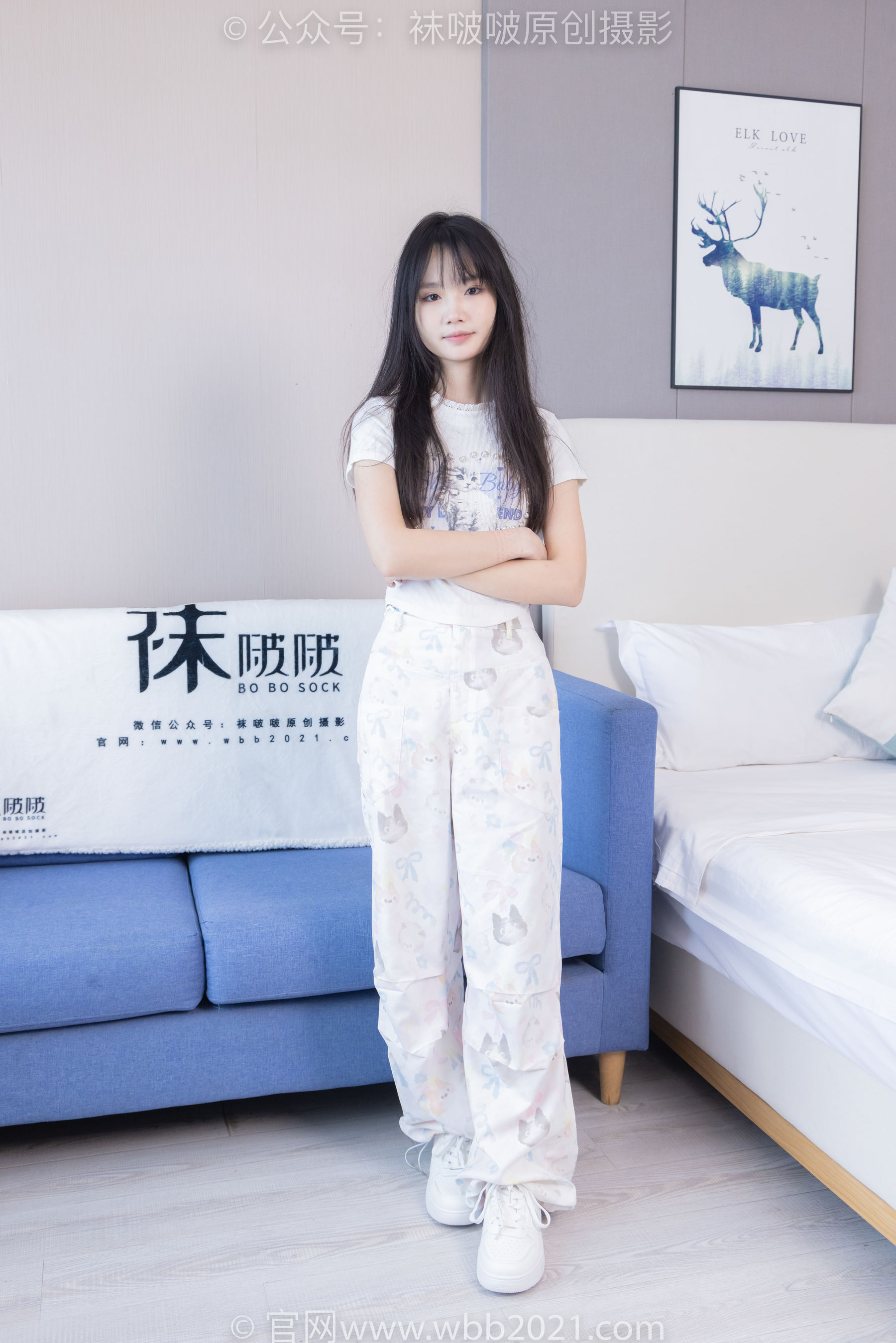 BoBoSocks袜啵啵 No.550 甜甜圈 - 板鞋自然穿脏白棉袜/(148P)