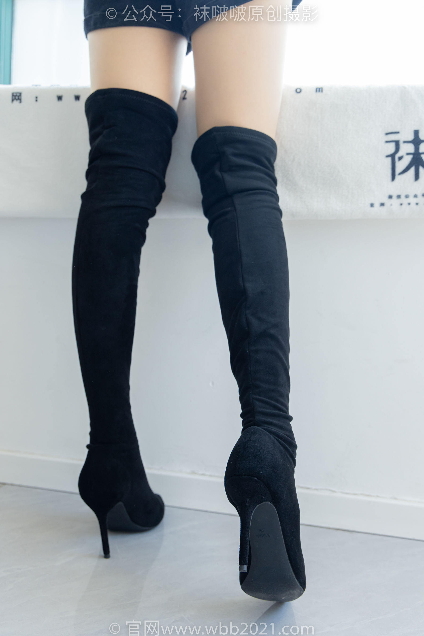 BoBoSocks袜啵啵 No.528 小甜豆 - 高跟长靴、薄白丝、薄黑丝、薄肉丝/(200P)