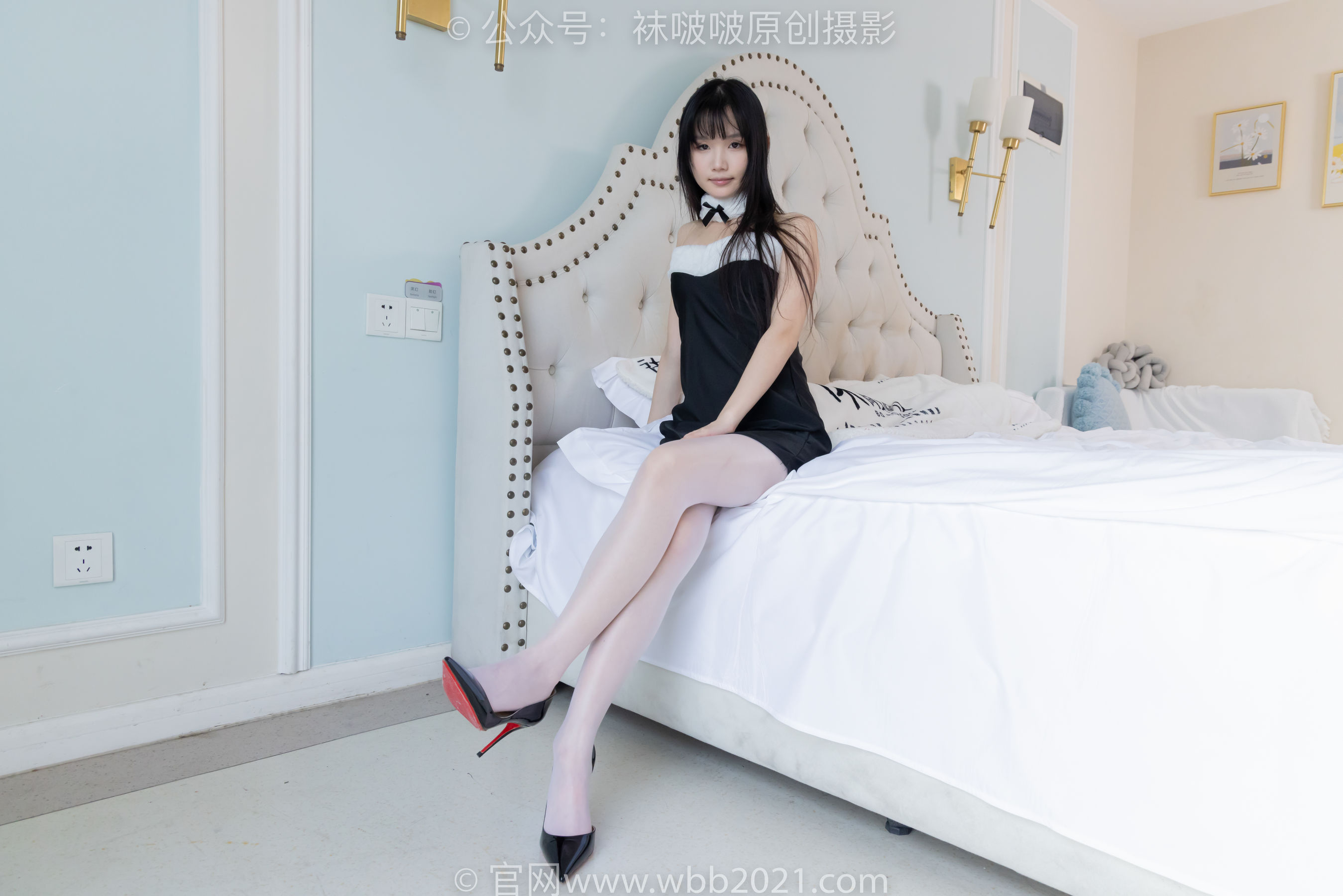 BoBoSocks袜啵啵 No.544 甜甜圈 - 高跟鞋、油亮薄白丝、裸足、踩小人和奶油泡芙剧情/(172P)