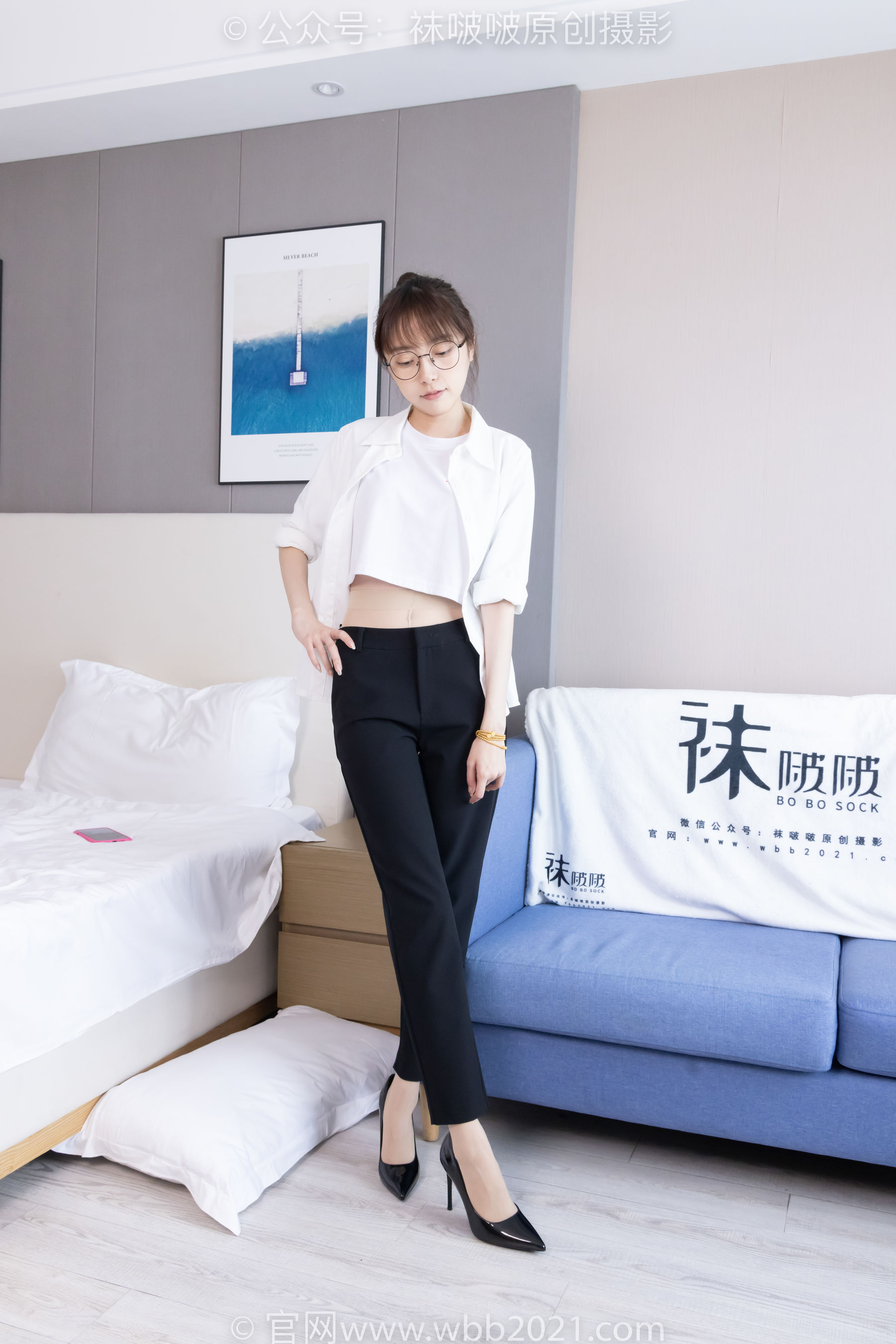 BoBoSocks袜啵啵 No.535 稚予 - 高跟鞋、皮鞋、黑棉袜、薄肉丝、裤里丝/(160P)