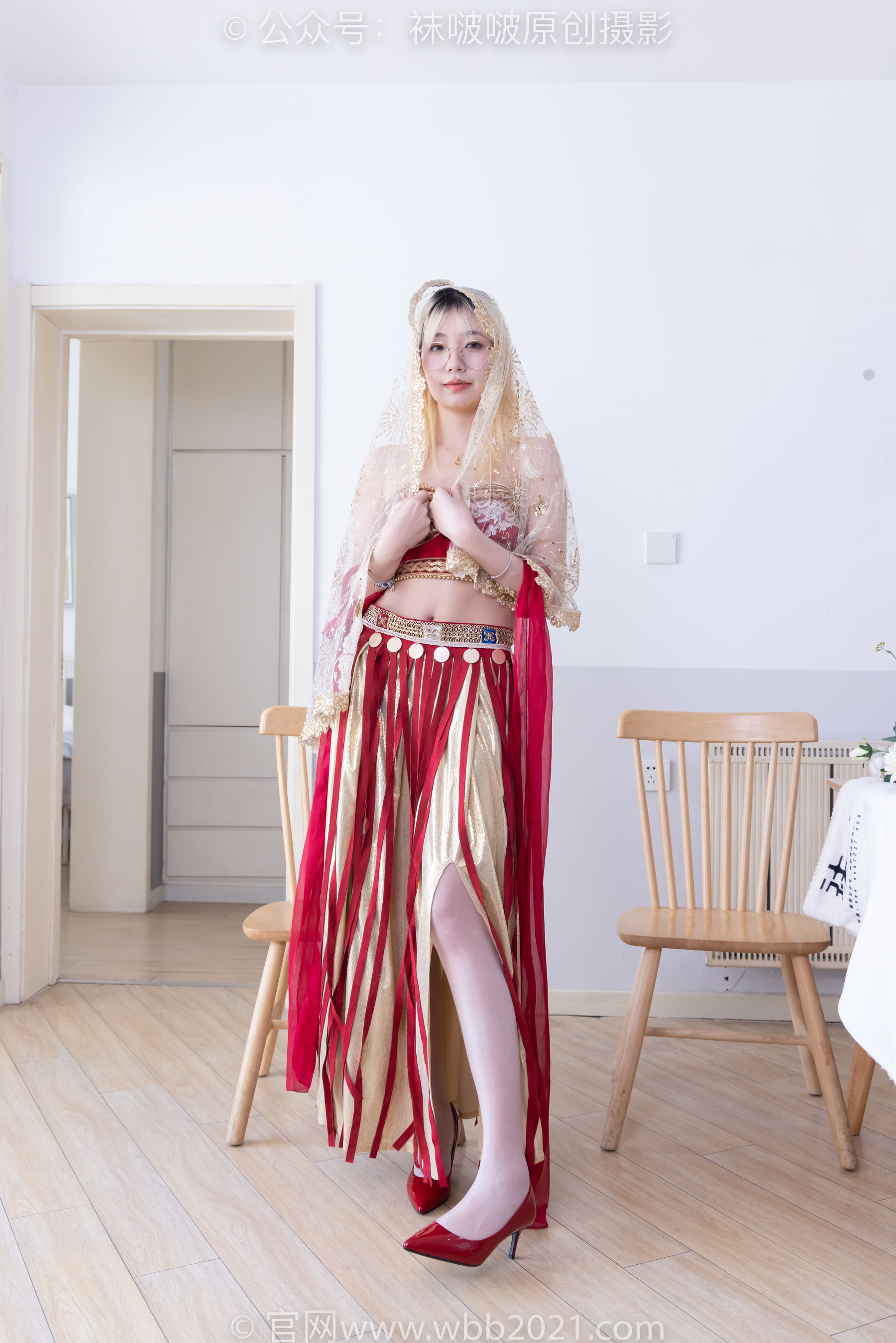 BoBoSocks袜啵啵 No.540 小甜豆 - 高跟鞋、油亮薄白丝/(145P)