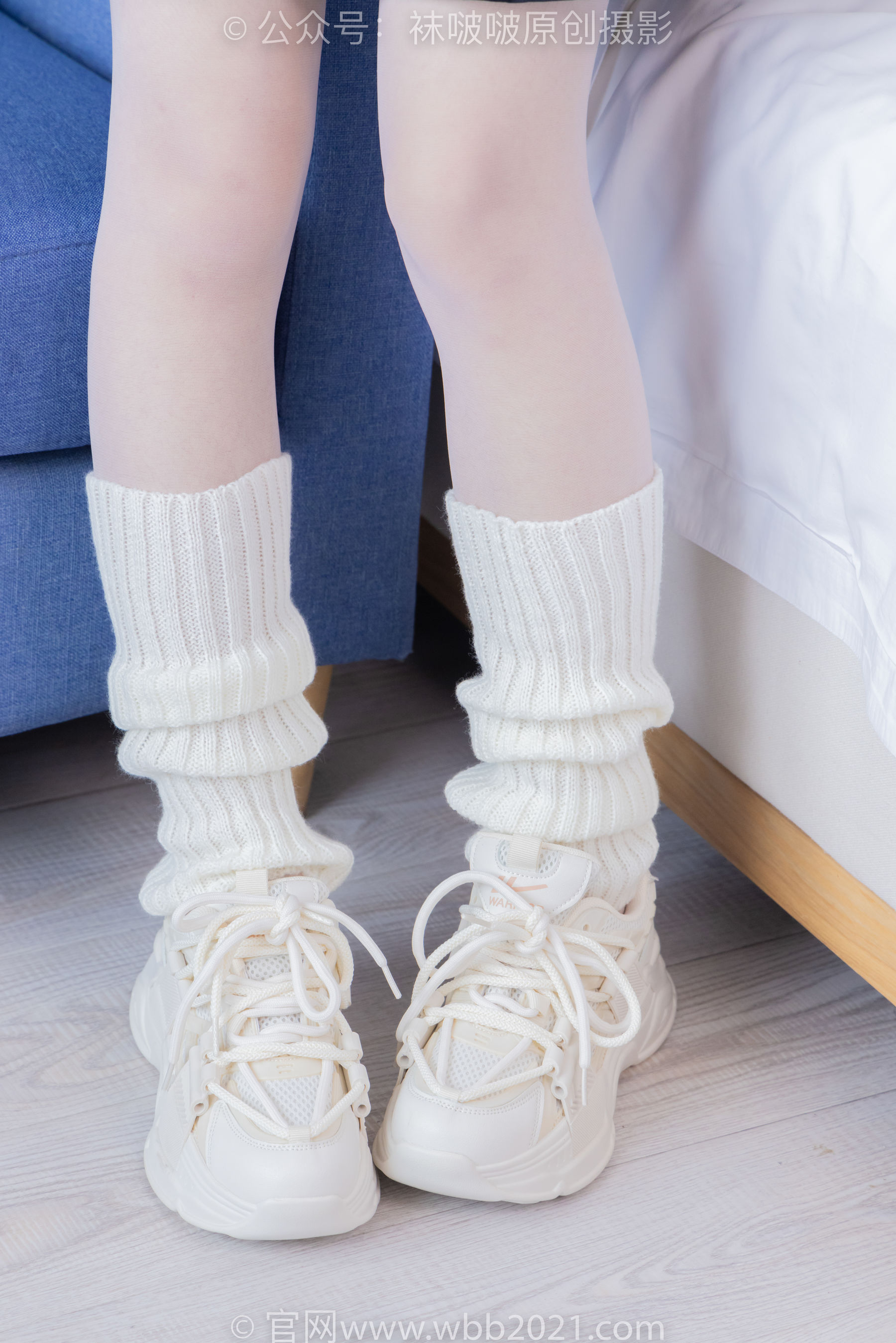 BoBoSocks袜啵啵 No.548 糯米 - 运动鞋、堆堆袜套、薄白丝、jk制服/(145P)