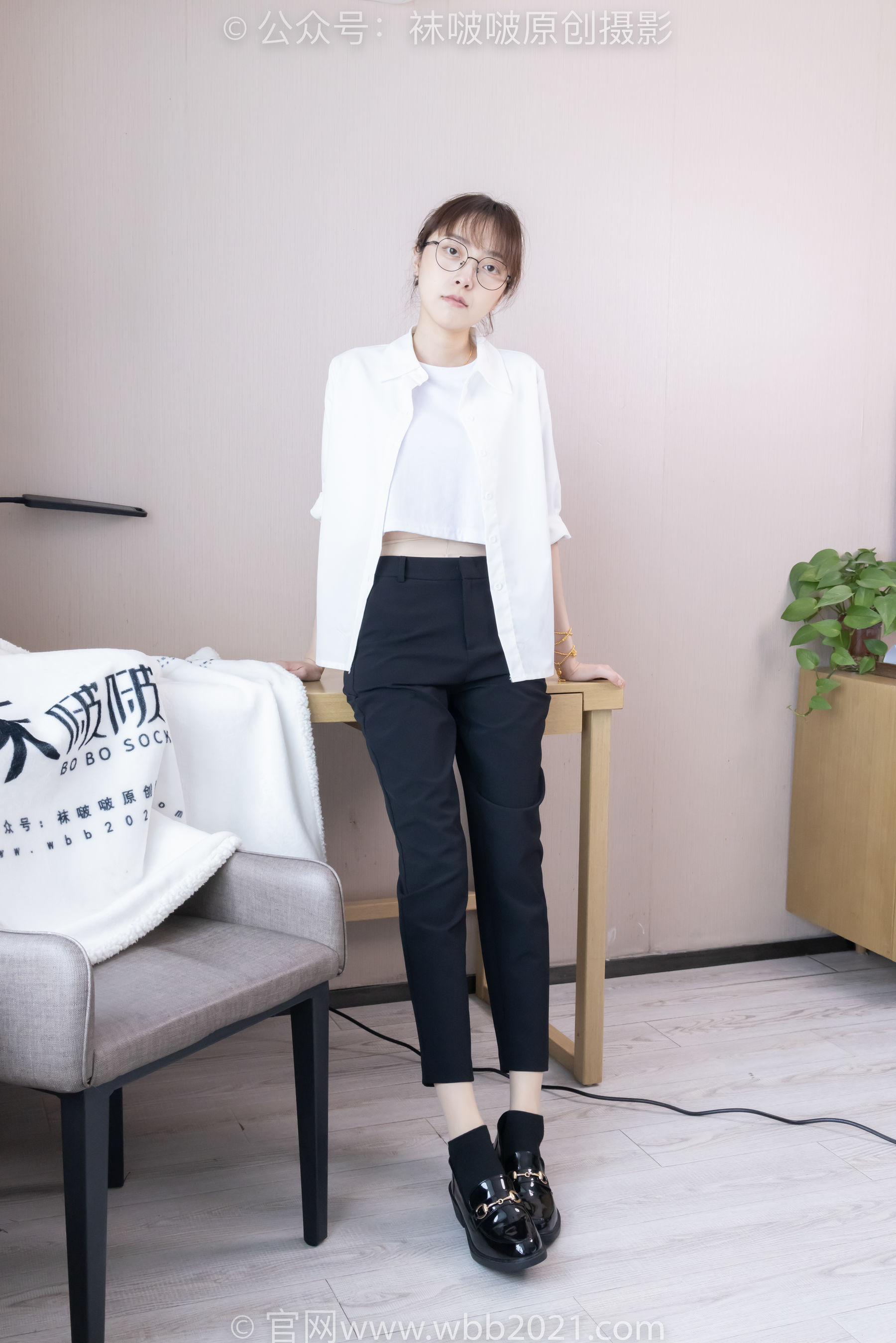 BoBoSocks袜啵啵 No.535 稚予 - 高跟鞋、皮鞋、黑棉袜、薄肉丝、裤里丝/(160P)