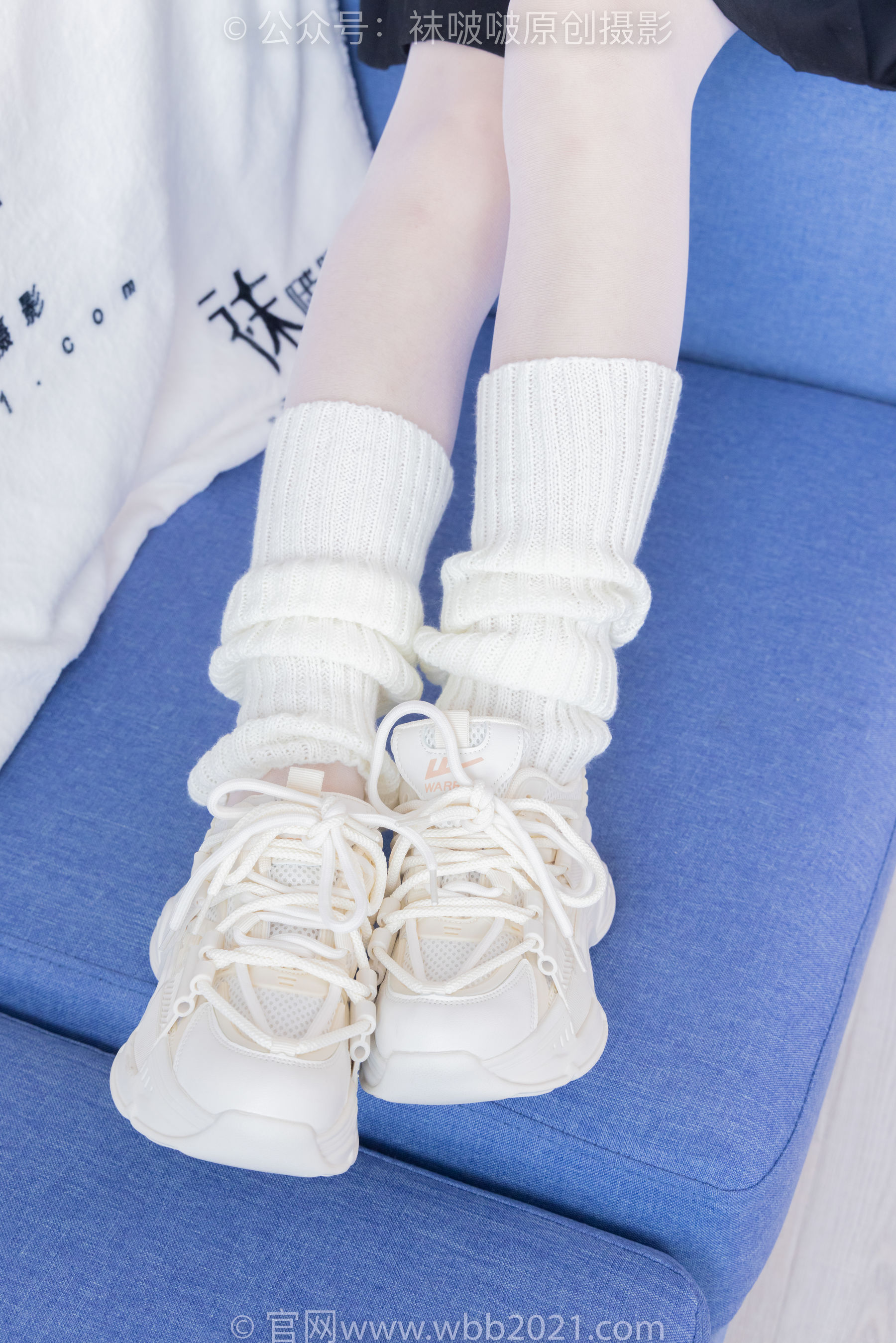 BoBoSocks袜啵啵 No.548 糯米 - 运动鞋、堆堆袜套、薄白丝、jk制服/(145P)