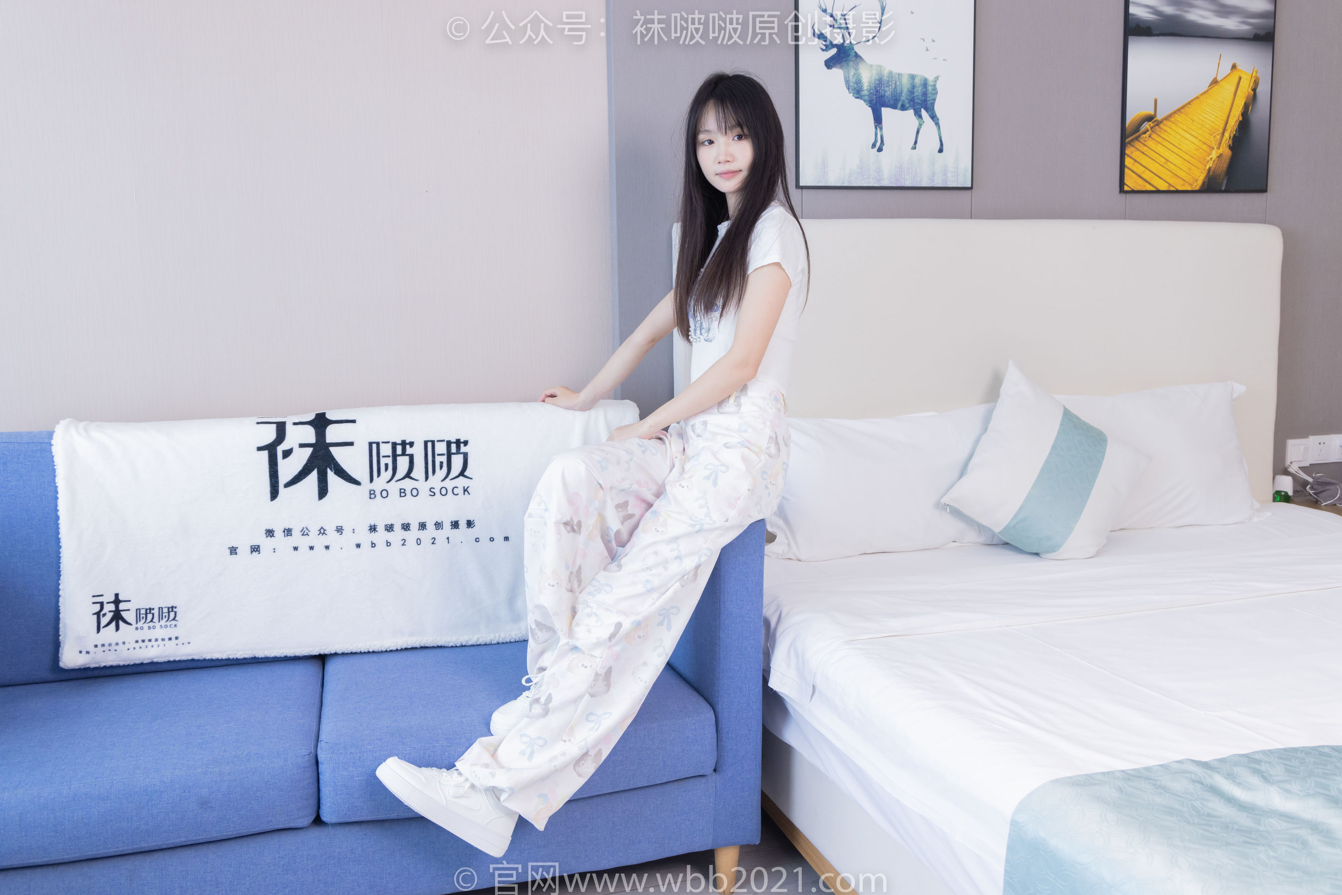 BoBoSocks袜啵啵 No.550 甜甜圈 - 板鞋自然穿脏白棉袜/(148P)