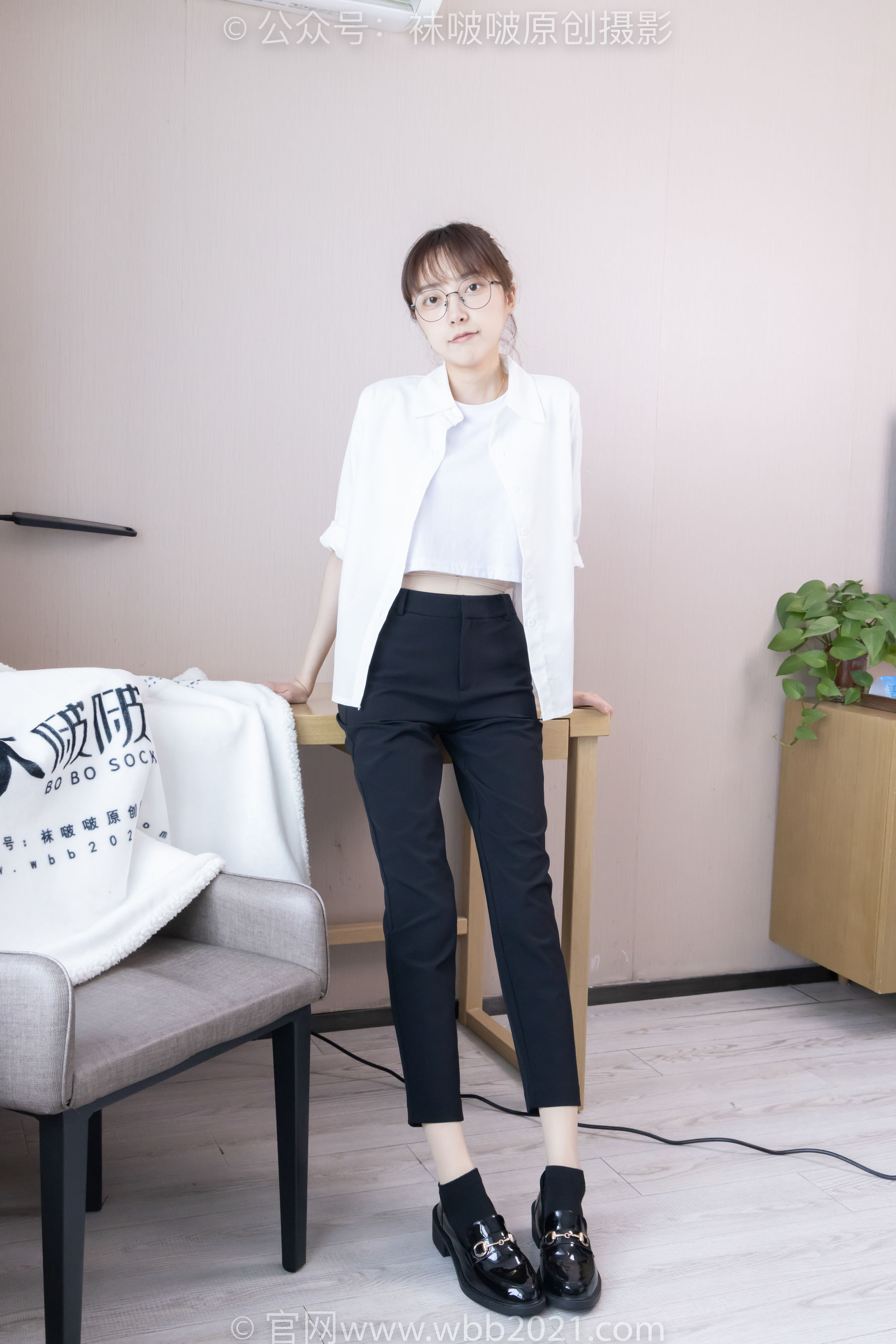 BoBoSocks袜啵啵 No.535 稚予 - 高跟鞋、皮鞋、黑棉袜、薄肉丝、裤里丝/(160P)