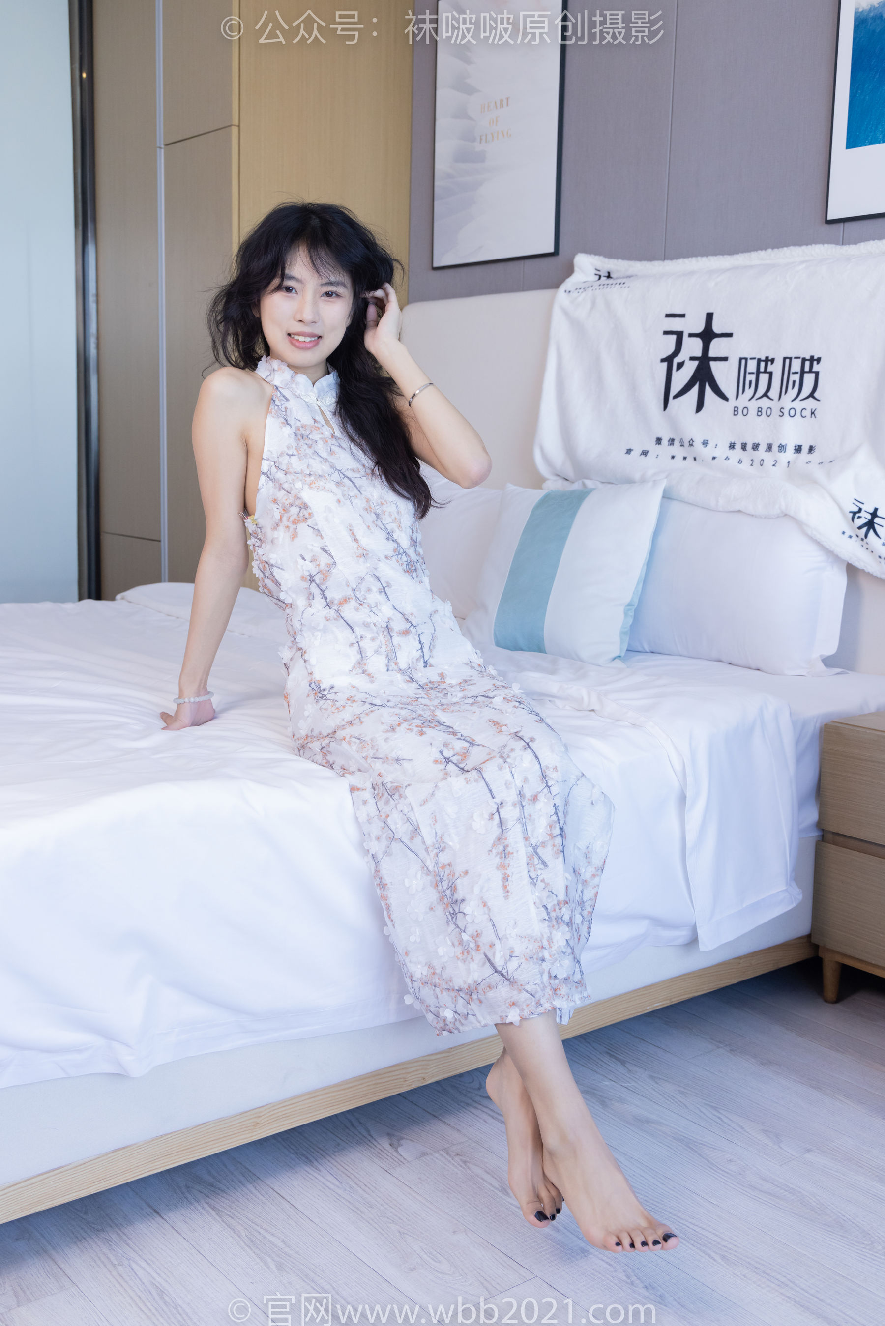 BoBoSocks袜啵啵 No.536 奶油 - 高跟鞋、薄肉丝、裸足淋酸奶剧情/(157P)