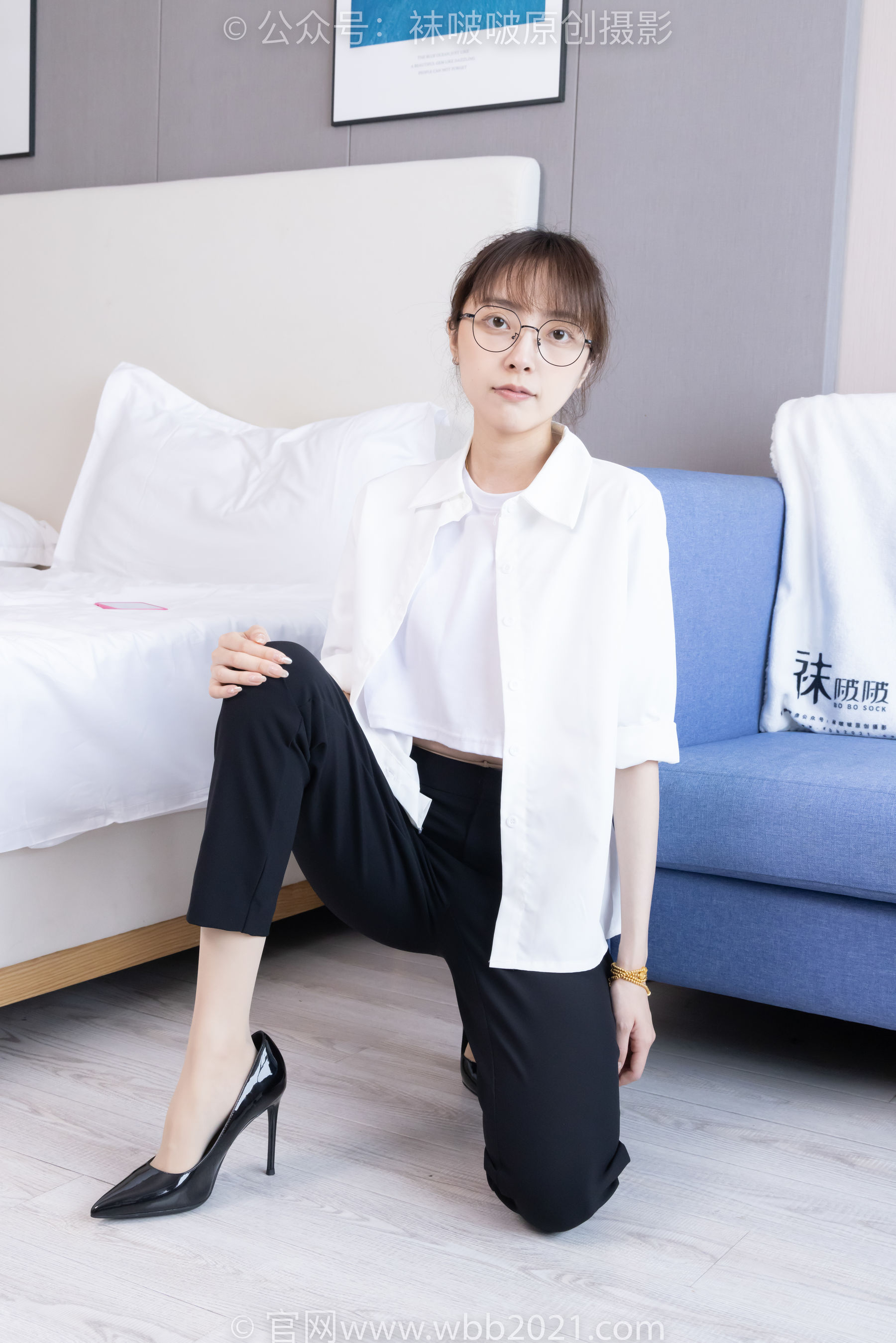 BoBoSocks袜啵啵 No.535 稚予 - 高跟鞋、皮鞋、黑棉袜、薄肉丝、裤里丝/(160P)