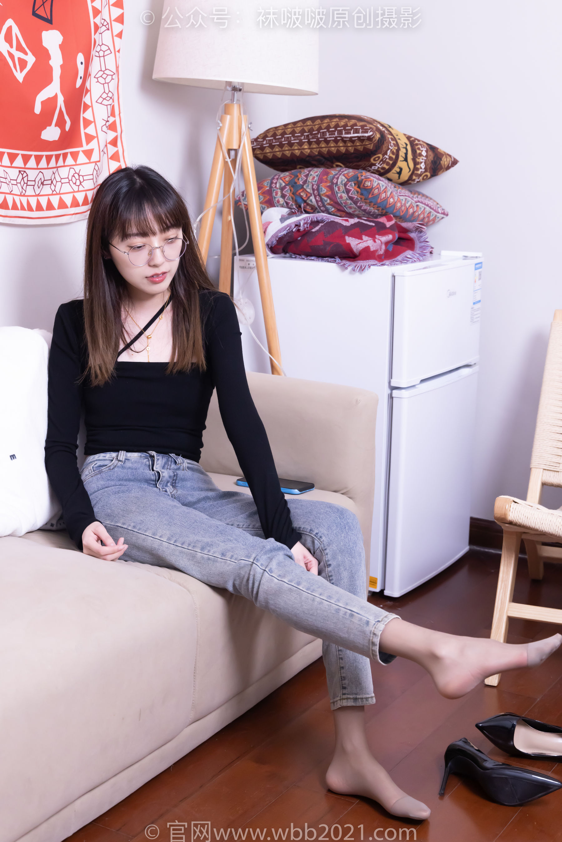 BoBoSocks袜啵啵 No.547 稚予 - 高跟鞋、薄灰丝、裸足、裤里丝/(145P)