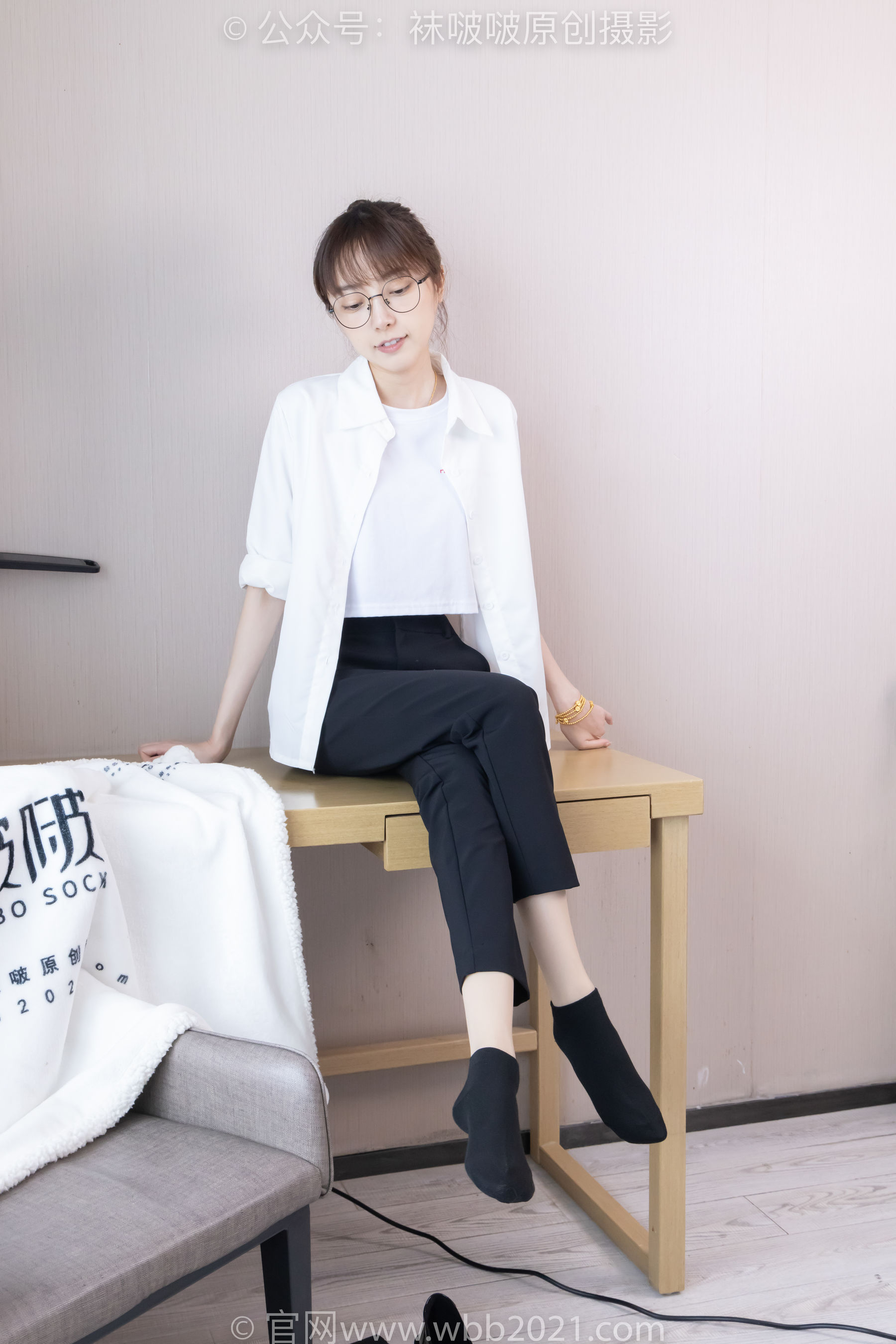 BoBoSocks袜啵啵 No.535 稚予 - 高跟鞋、皮鞋、黑棉袜、薄肉丝、裤里丝/(160P)