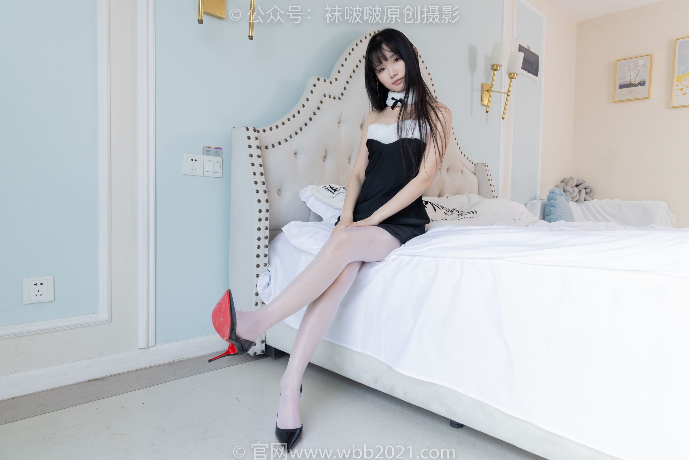 BoBoSocks袜啵啵 No.544 甜甜圈 - 高跟鞋、油亮薄白丝、裸足、踩小人和奶油泡芙剧情/(172P)