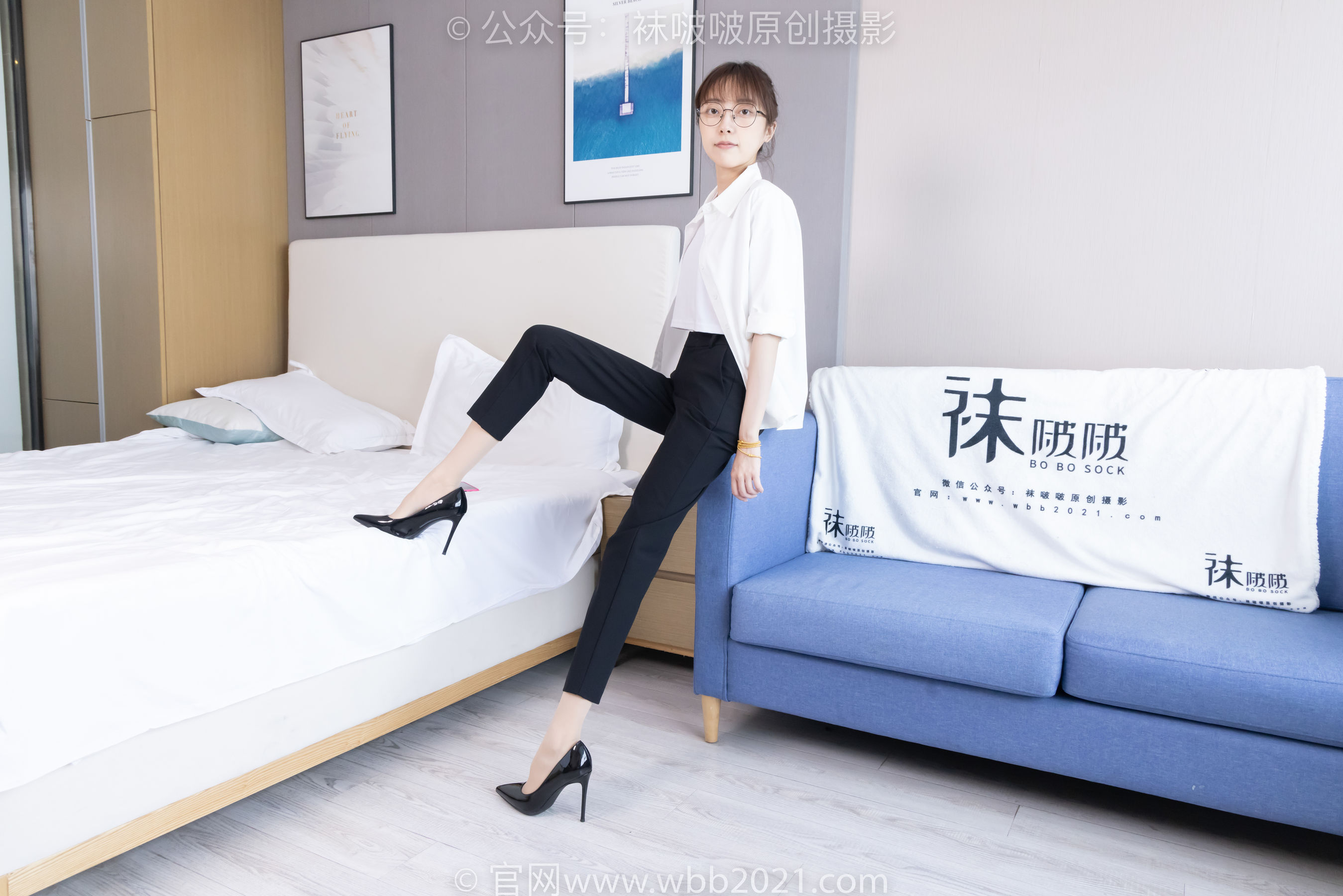 BoBoSocks袜啵啵 No.535 稚予 - 高跟鞋、皮鞋、黑棉袜、薄肉丝、裤里丝/(160P)