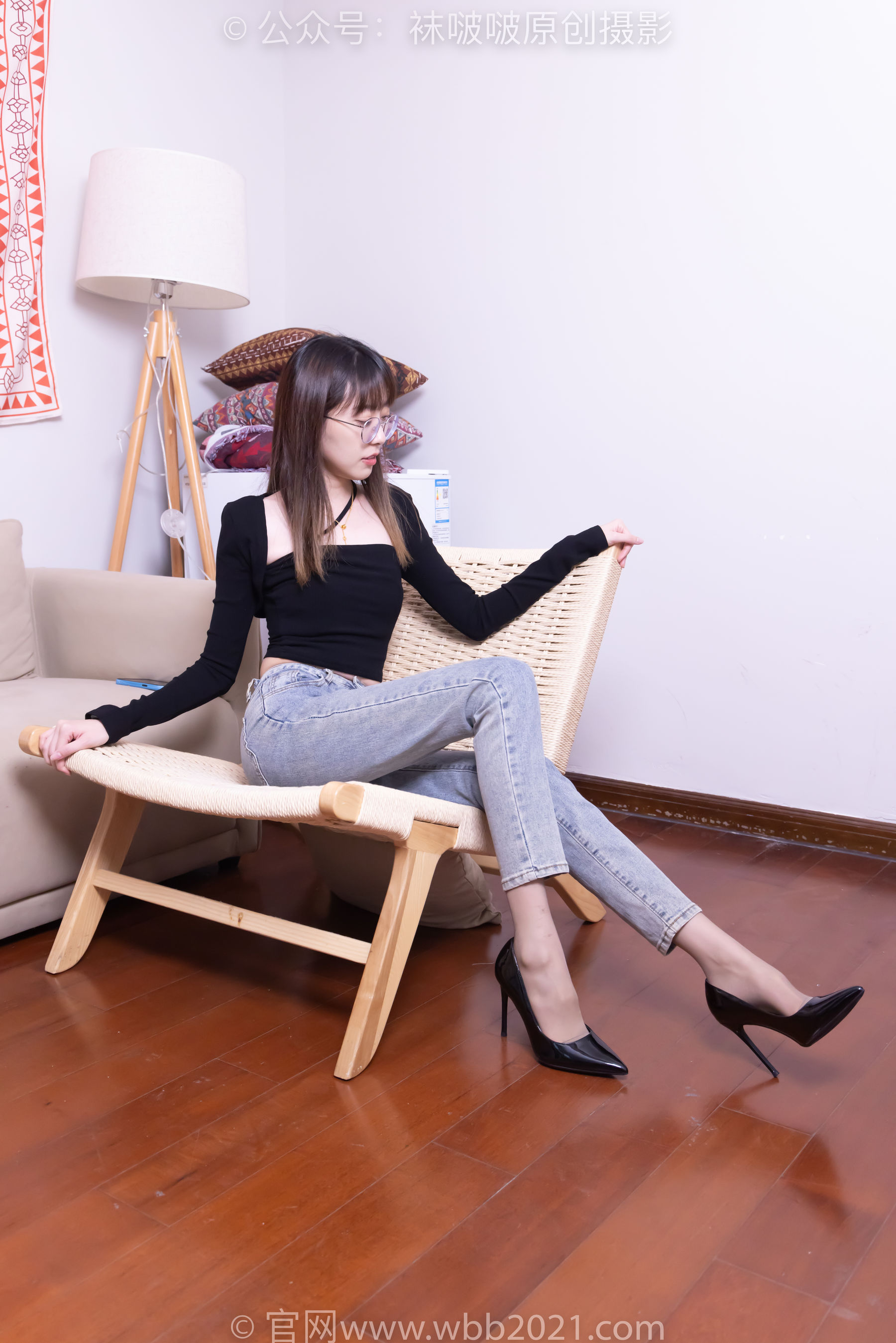 BoBoSocks袜啵啵 No.547 稚予 - 高跟鞋、薄灰丝、裸足、裤里丝/(145P)