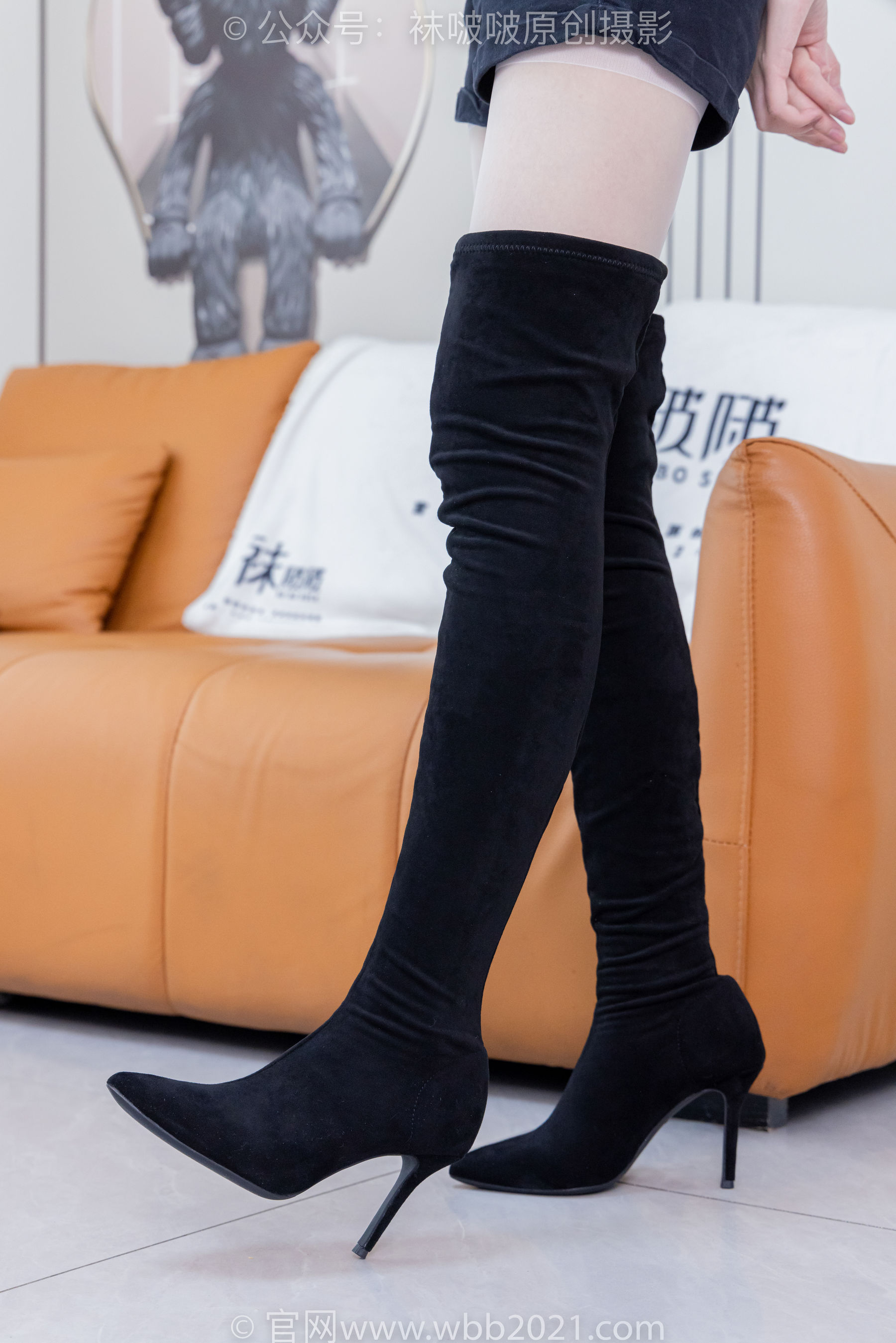 BoBoSocks袜啵啵 No.528 小甜豆 - 高跟长靴、薄白丝、薄黑丝、薄肉丝/(200P)