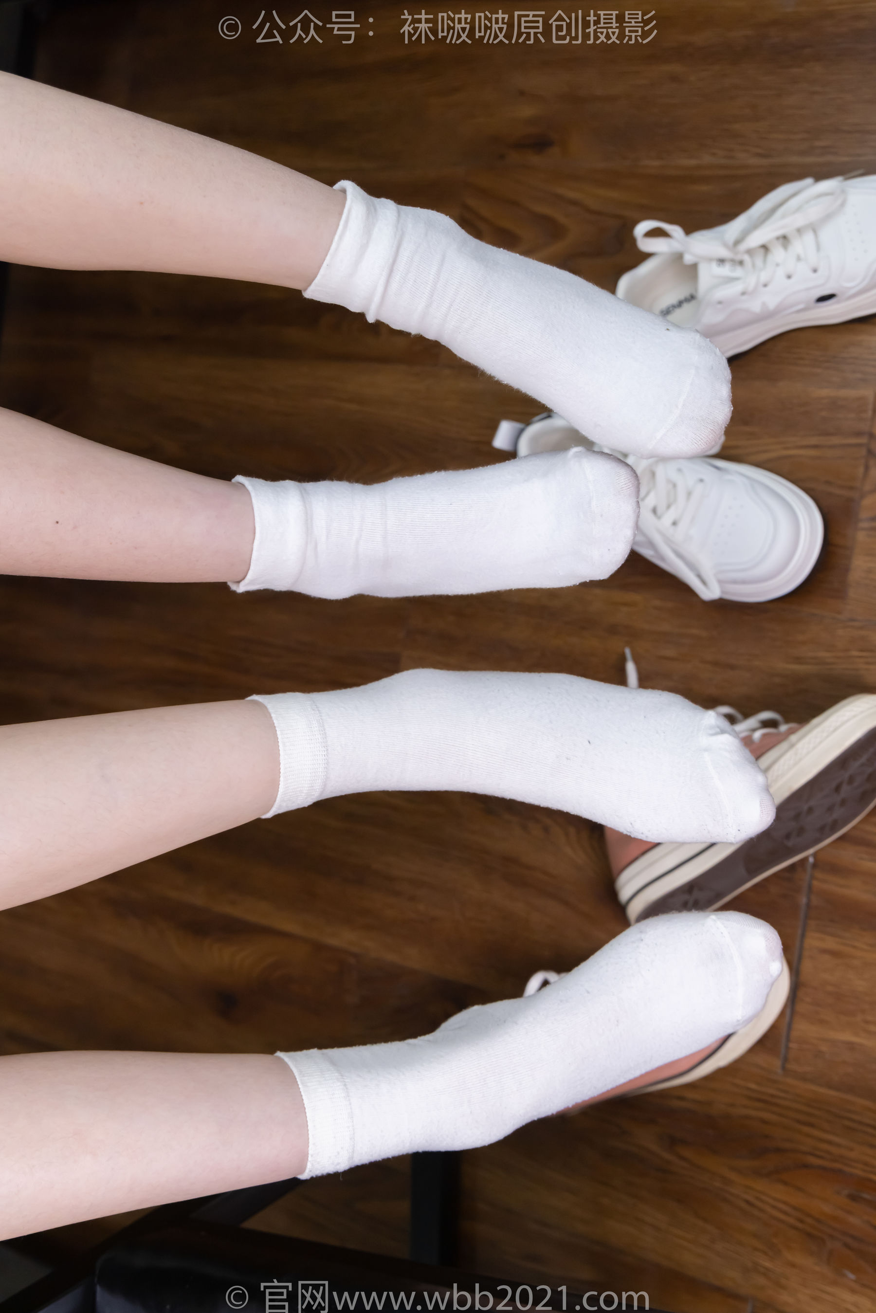 BoBoSocks袜啵啵 No.537 小甜豆&甜甜圈 - 板鞋、帆布鞋、白棉袜、薄肉丝、薄黑丝、裸足/(167P)