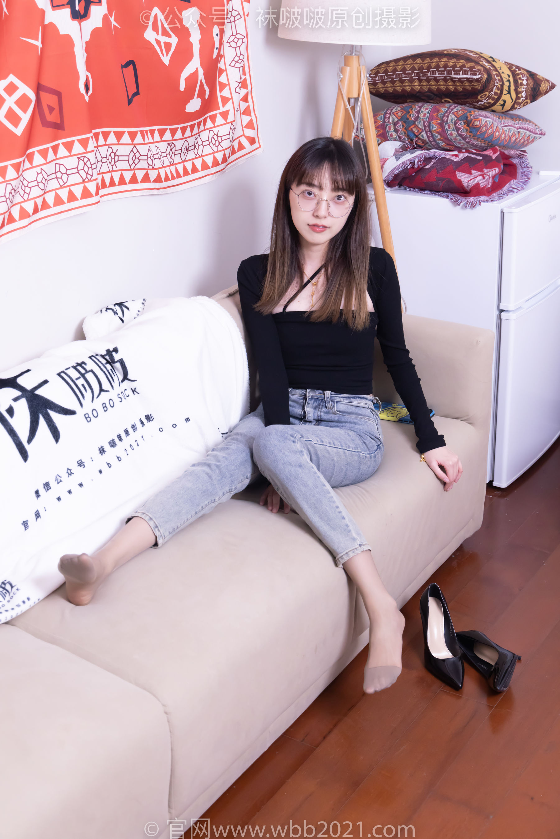 BoBoSocks袜啵啵 No.547 稚予 - 高跟鞋、薄灰丝、裸足、裤里丝/(145P)