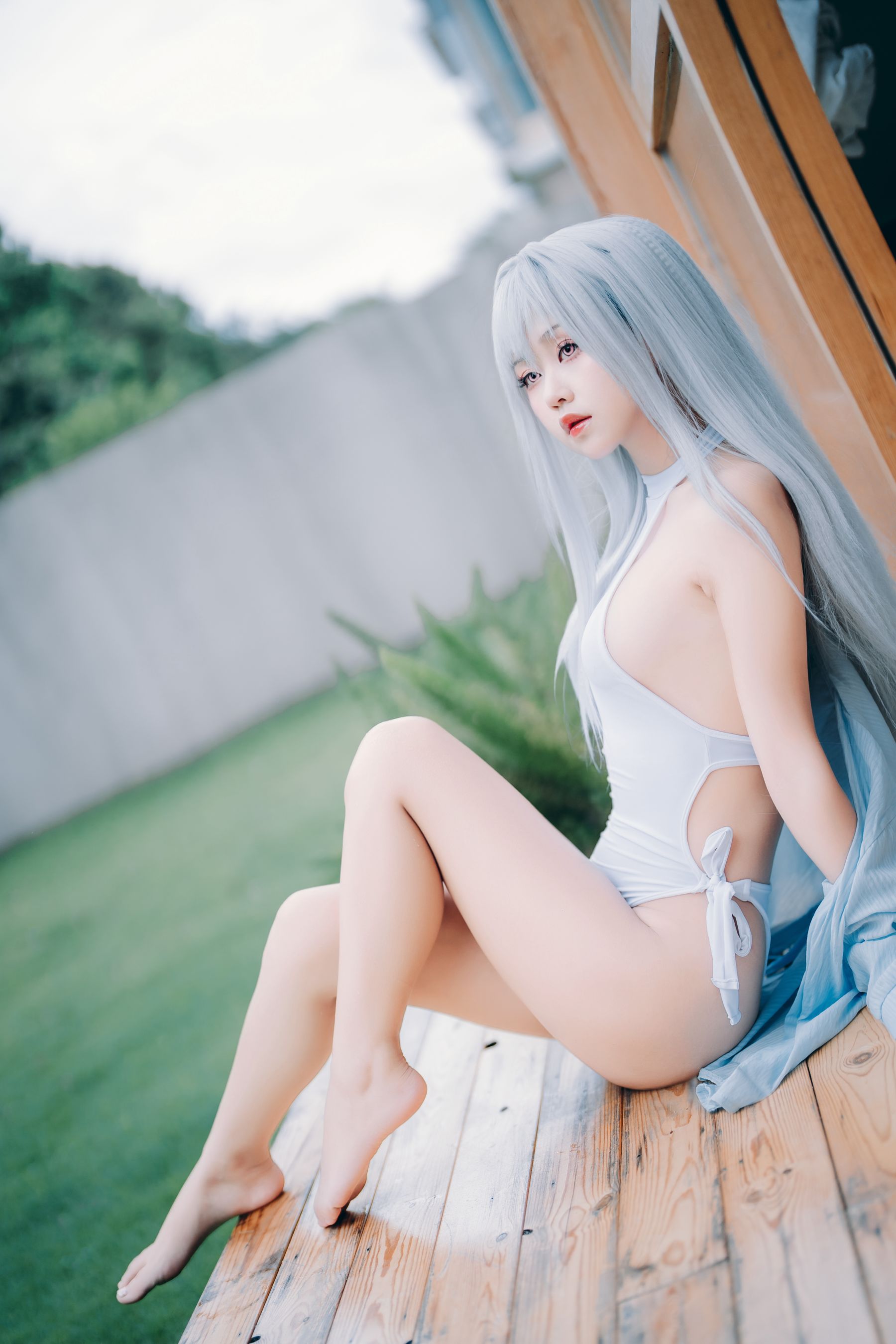 阳光美少女萌芽儿o0 - 白泳装/(25P)