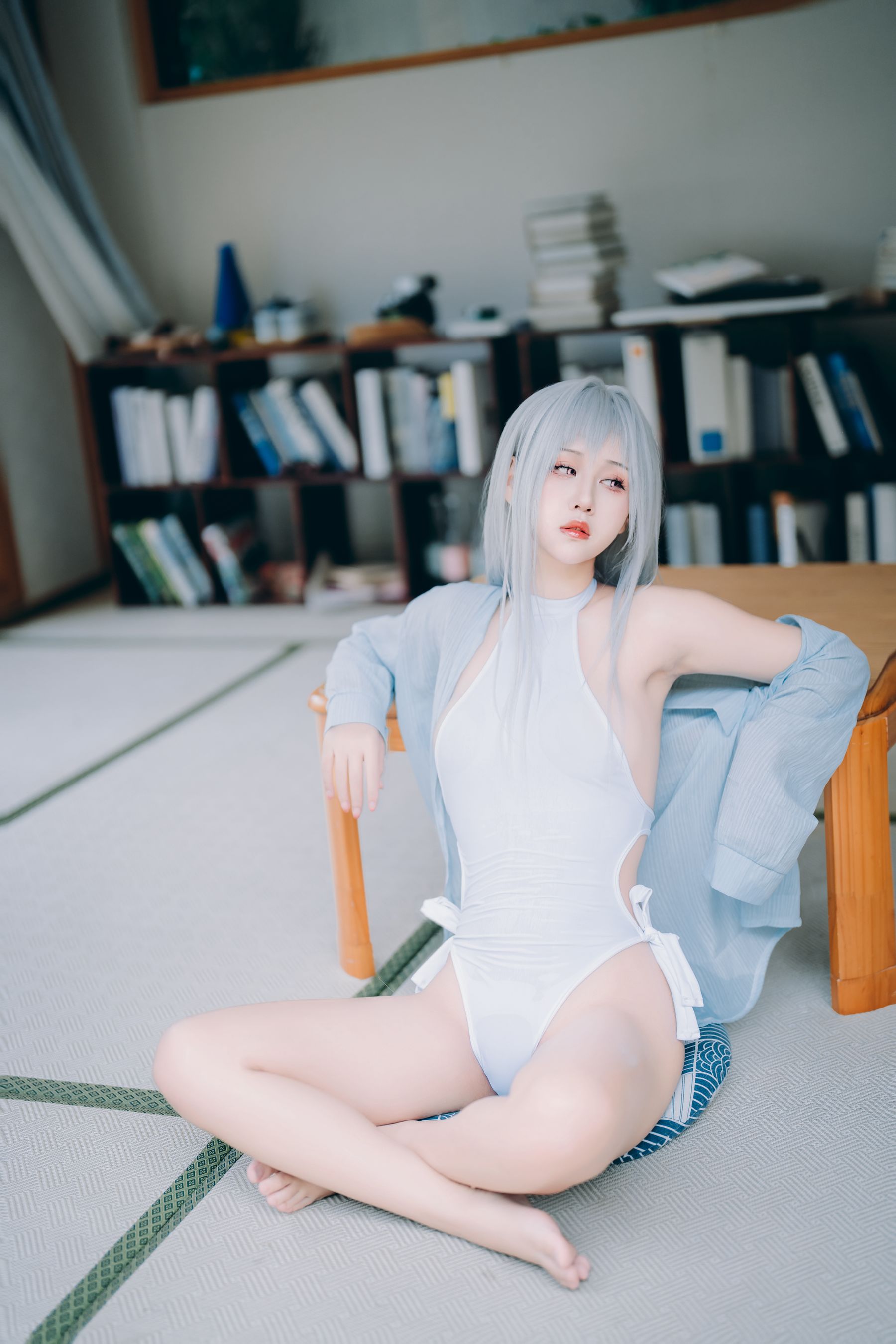 阳光美少女萌芽儿o0 - 白泳装/(25P)