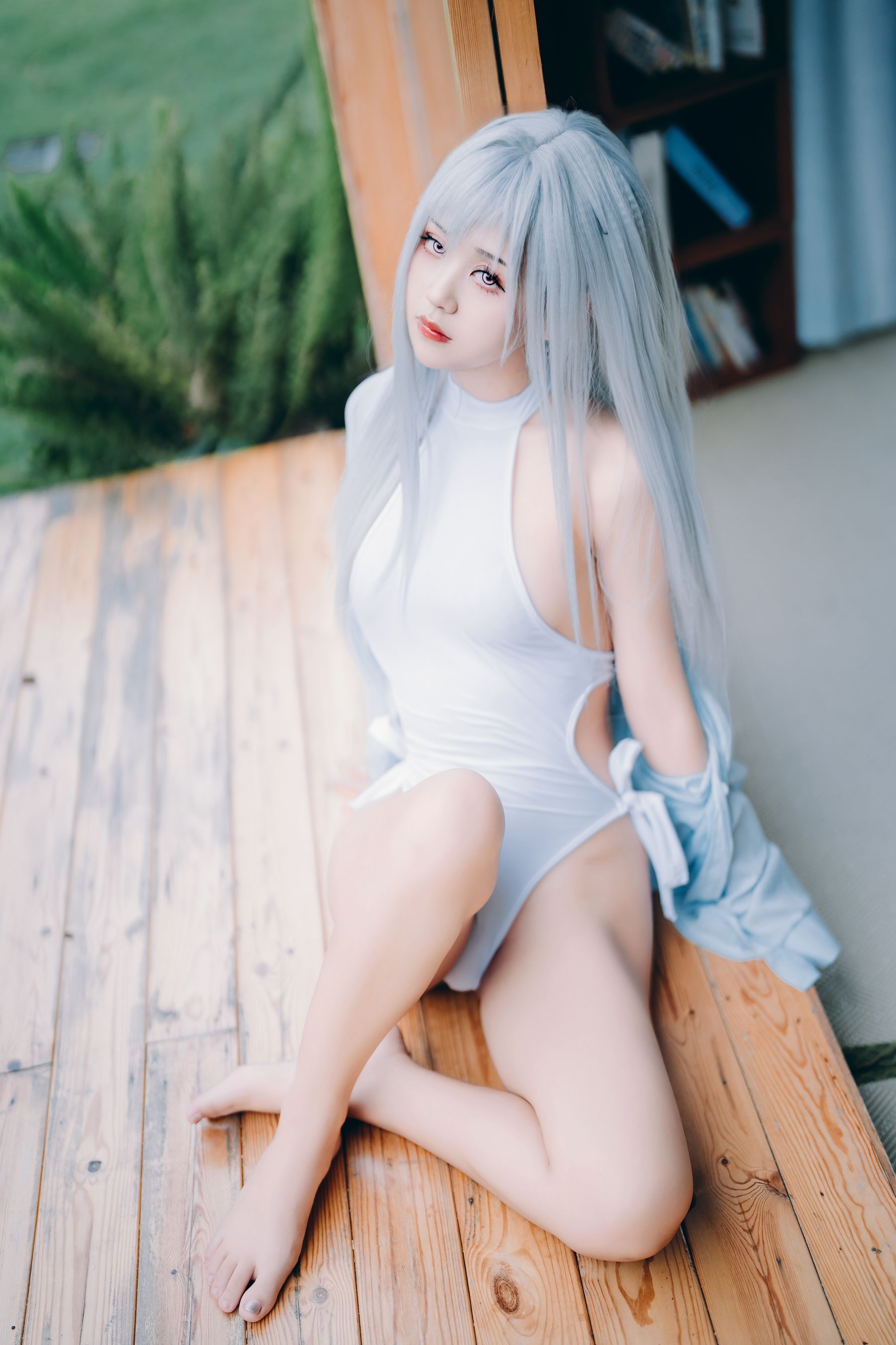 阳光美少女萌芽儿o0 - 白泳装/(25P)