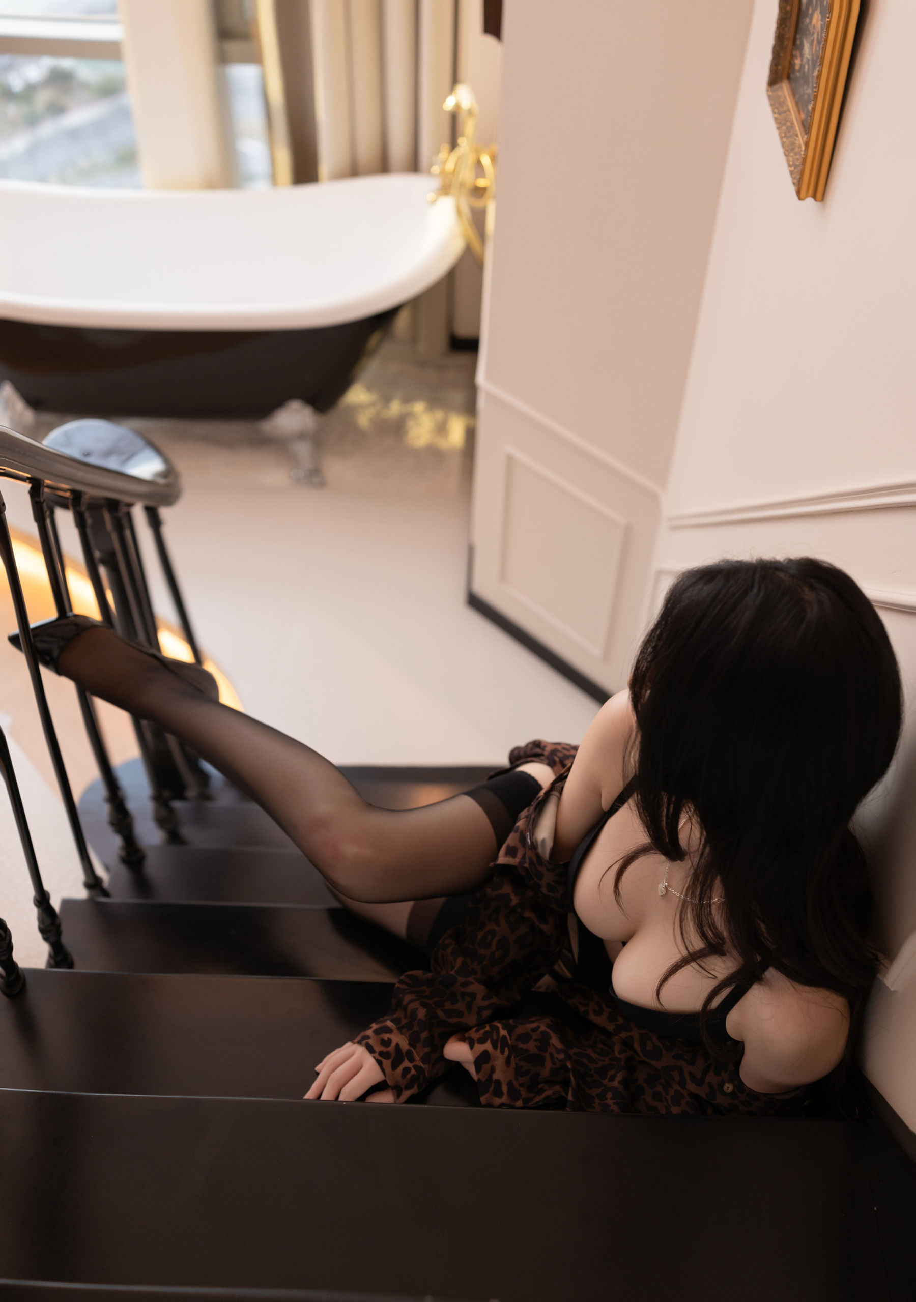 鱼子酱 豹纹衬衫写真/(120P)