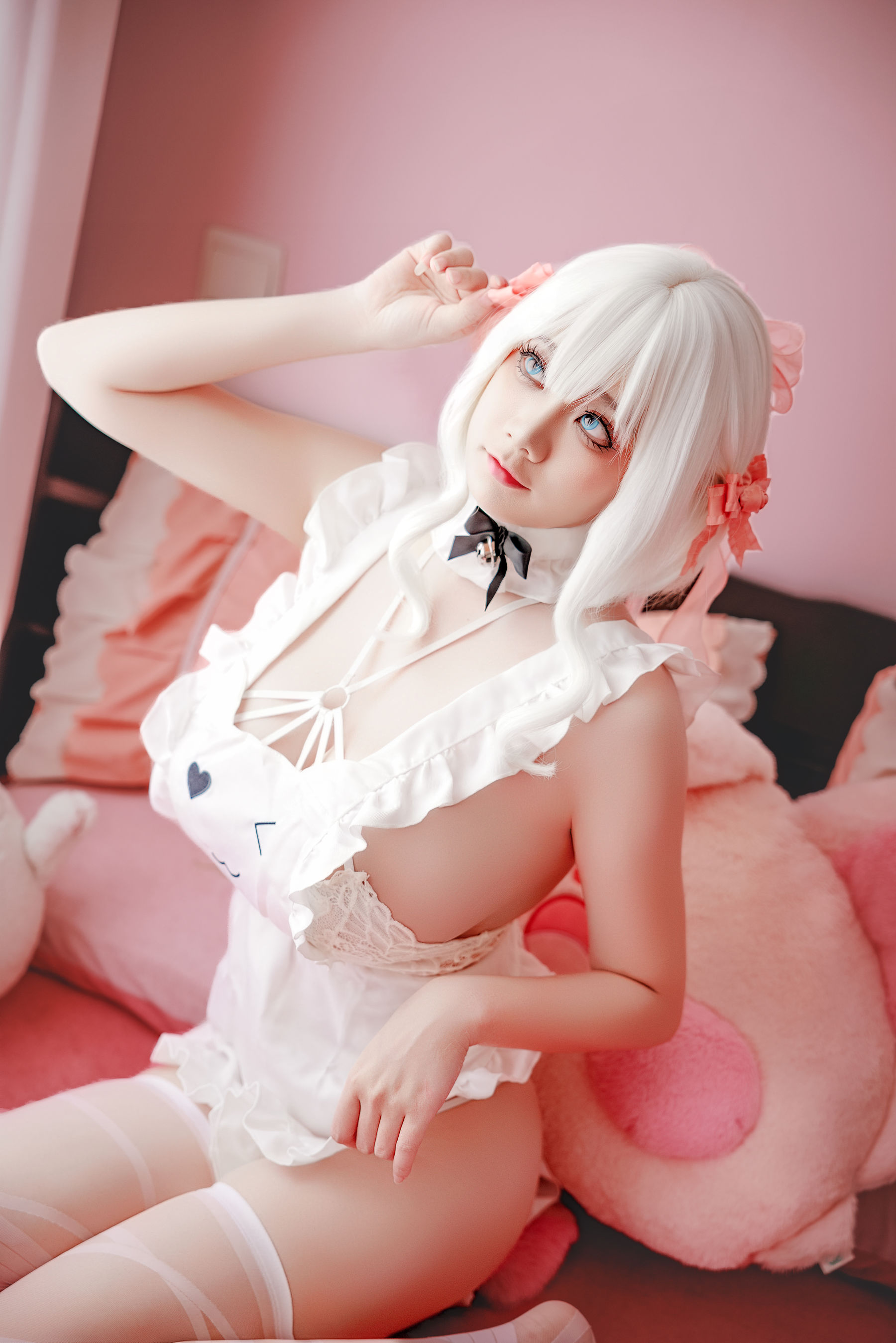 阿雪雪 - 午睡围裙/(90P)