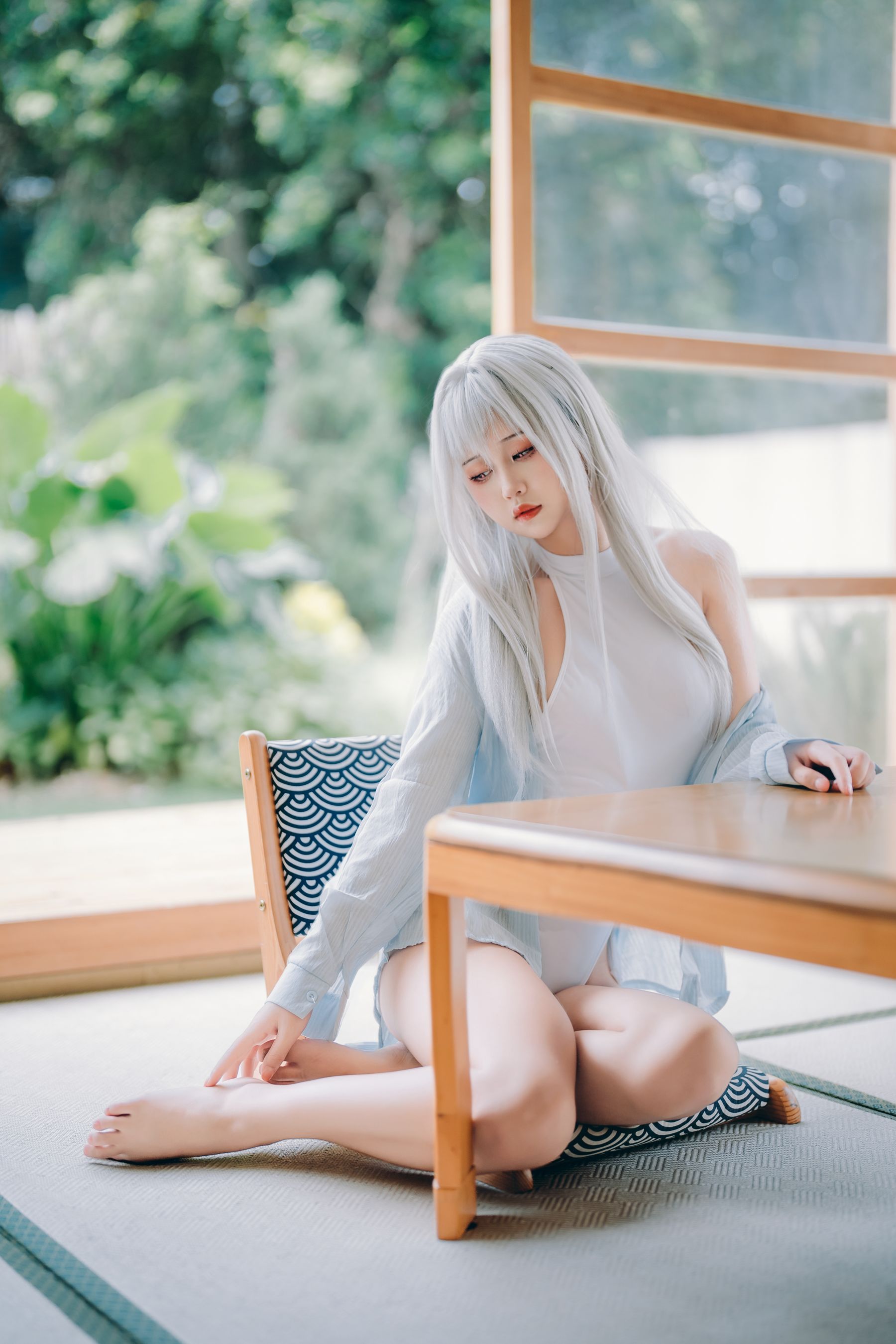 阳光美少女萌芽儿o0 - 白泳装/(25P)