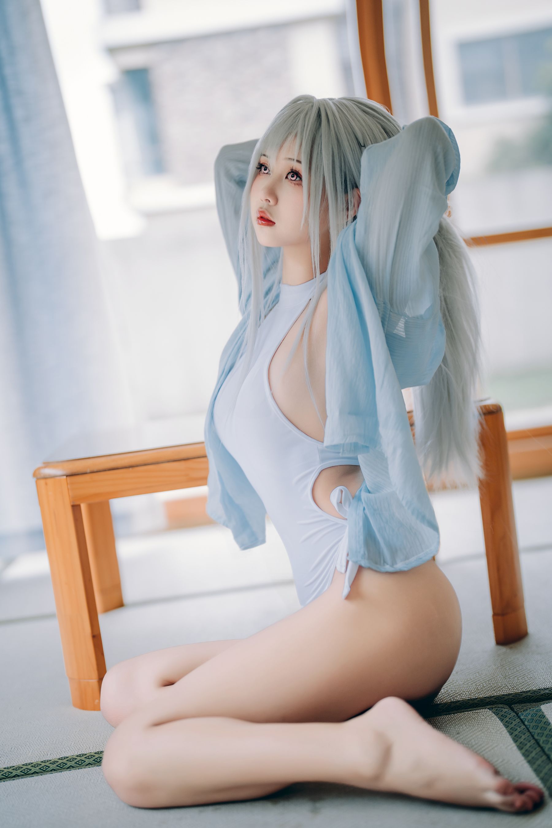 阳光美少女萌芽儿o0 - 白泳装/(25P)