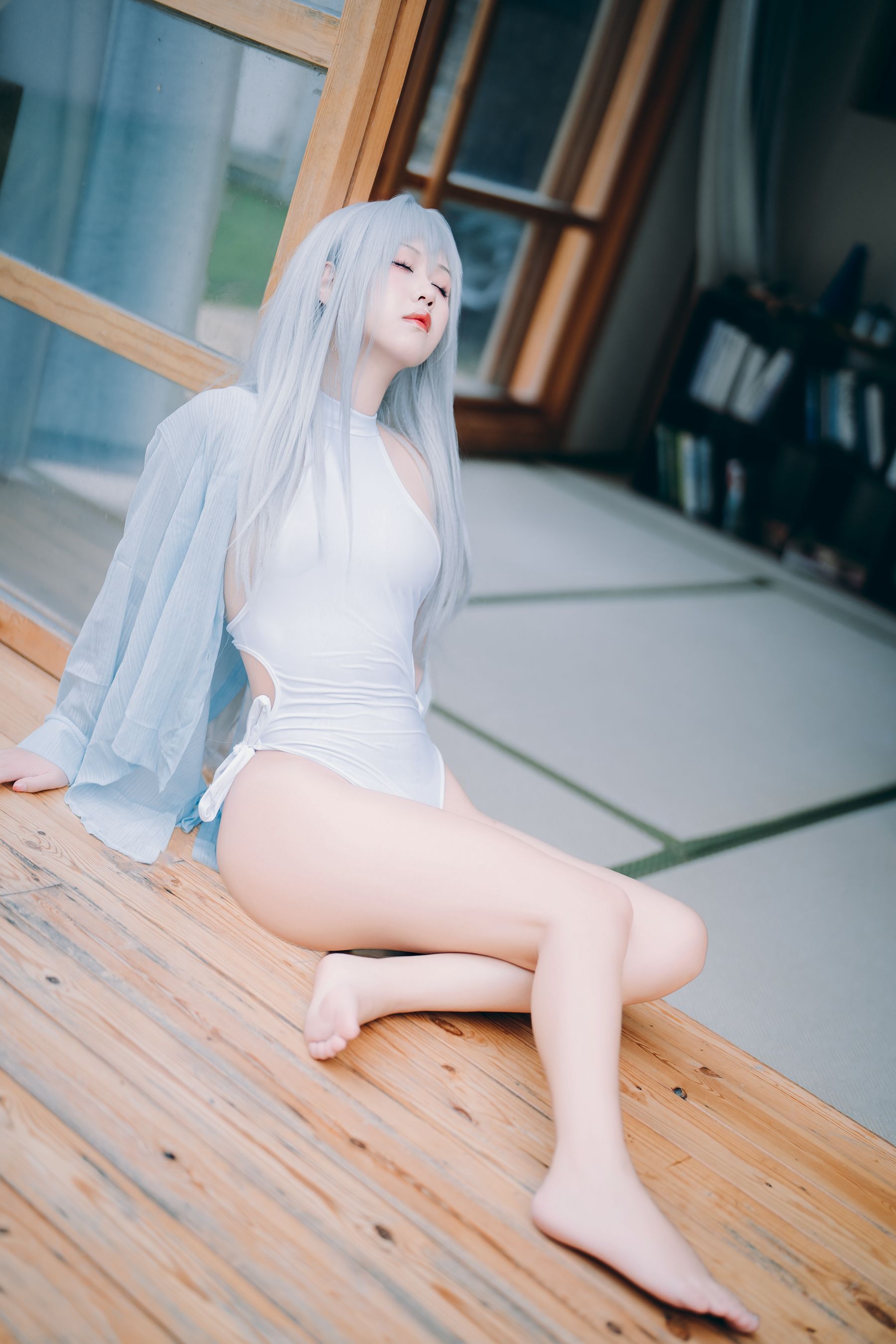 阳光美少女萌芽儿o0 - 白泳装/(25P)