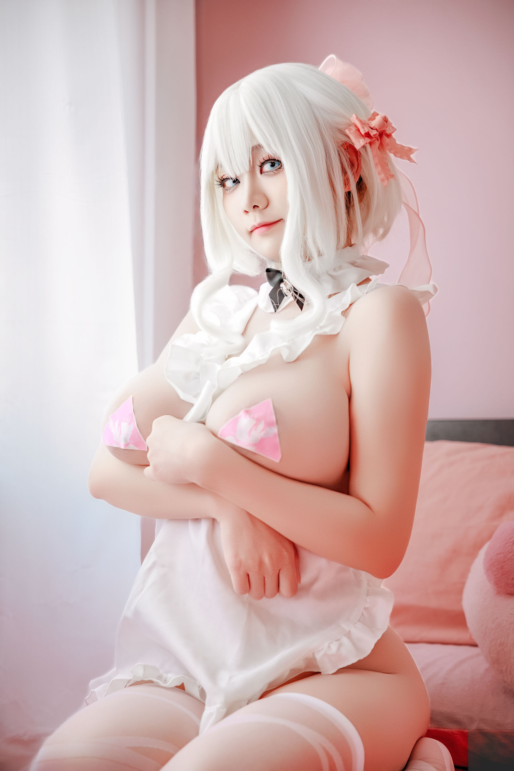 阿雪雪 - 午睡围裙/(90P)